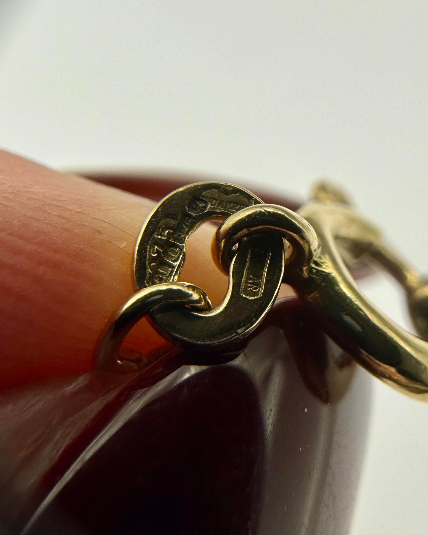 9ct Vintage Unoaerre hayseed bracelet