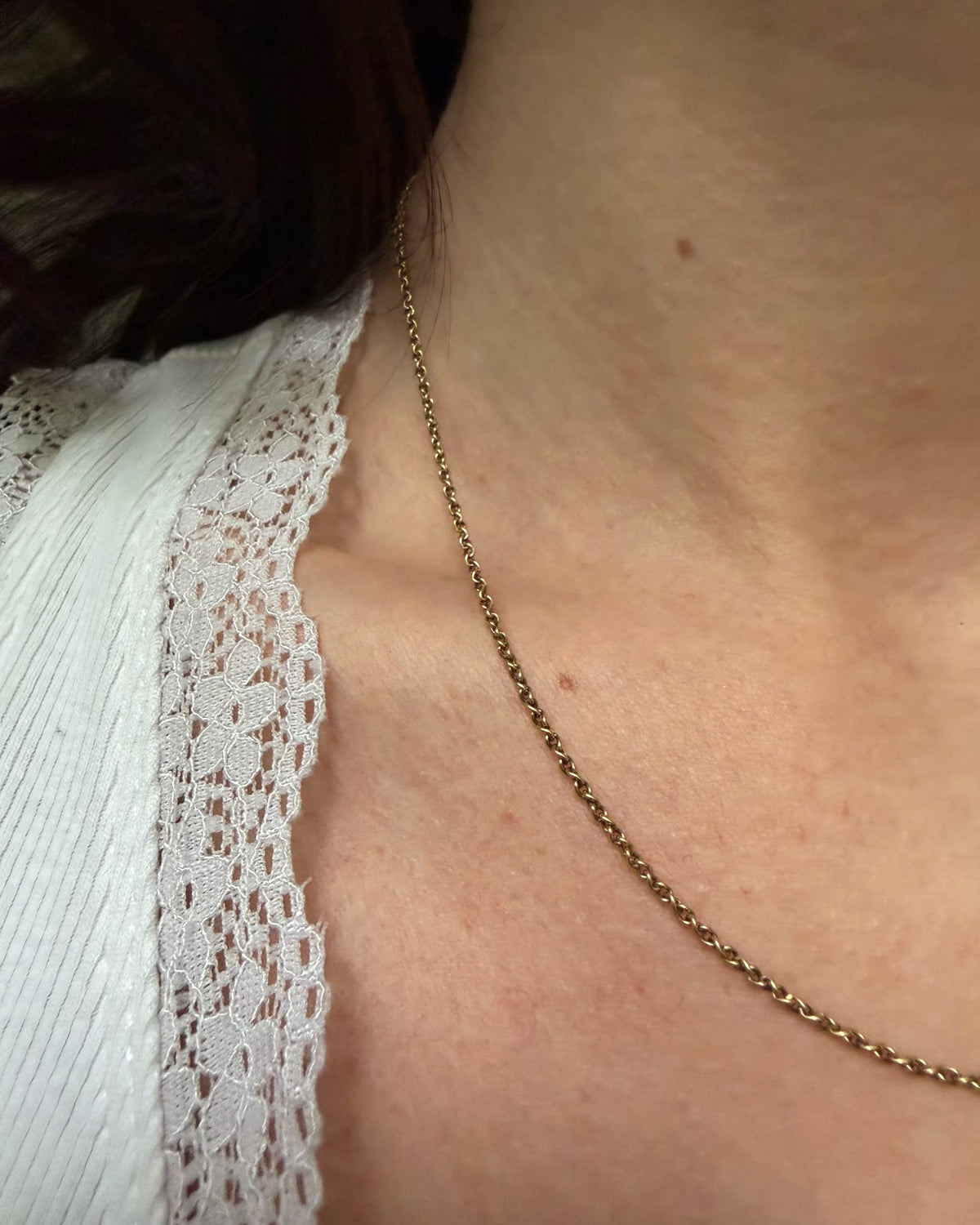9ct Vintage twist curb chain