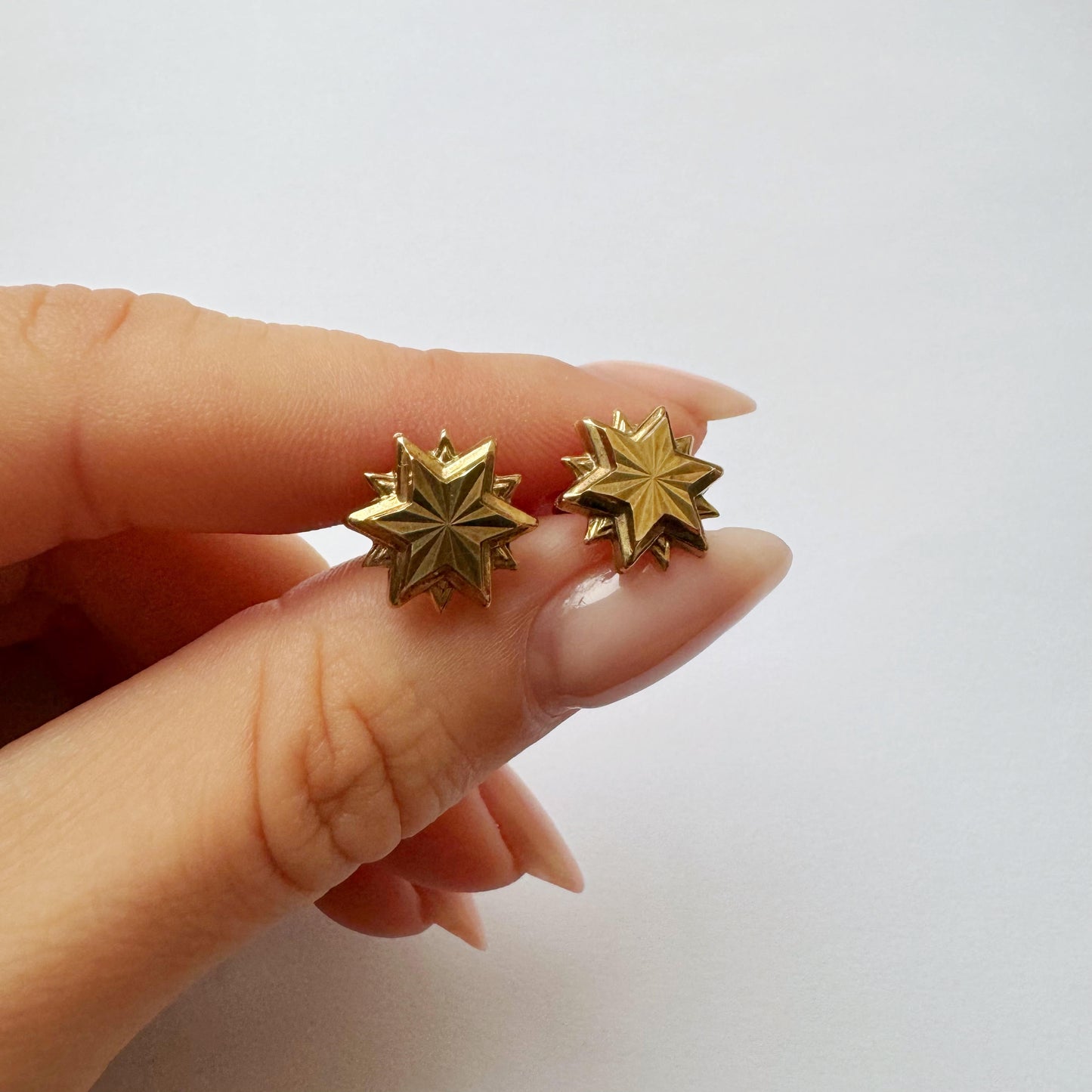 9ct Vintage dream star studs