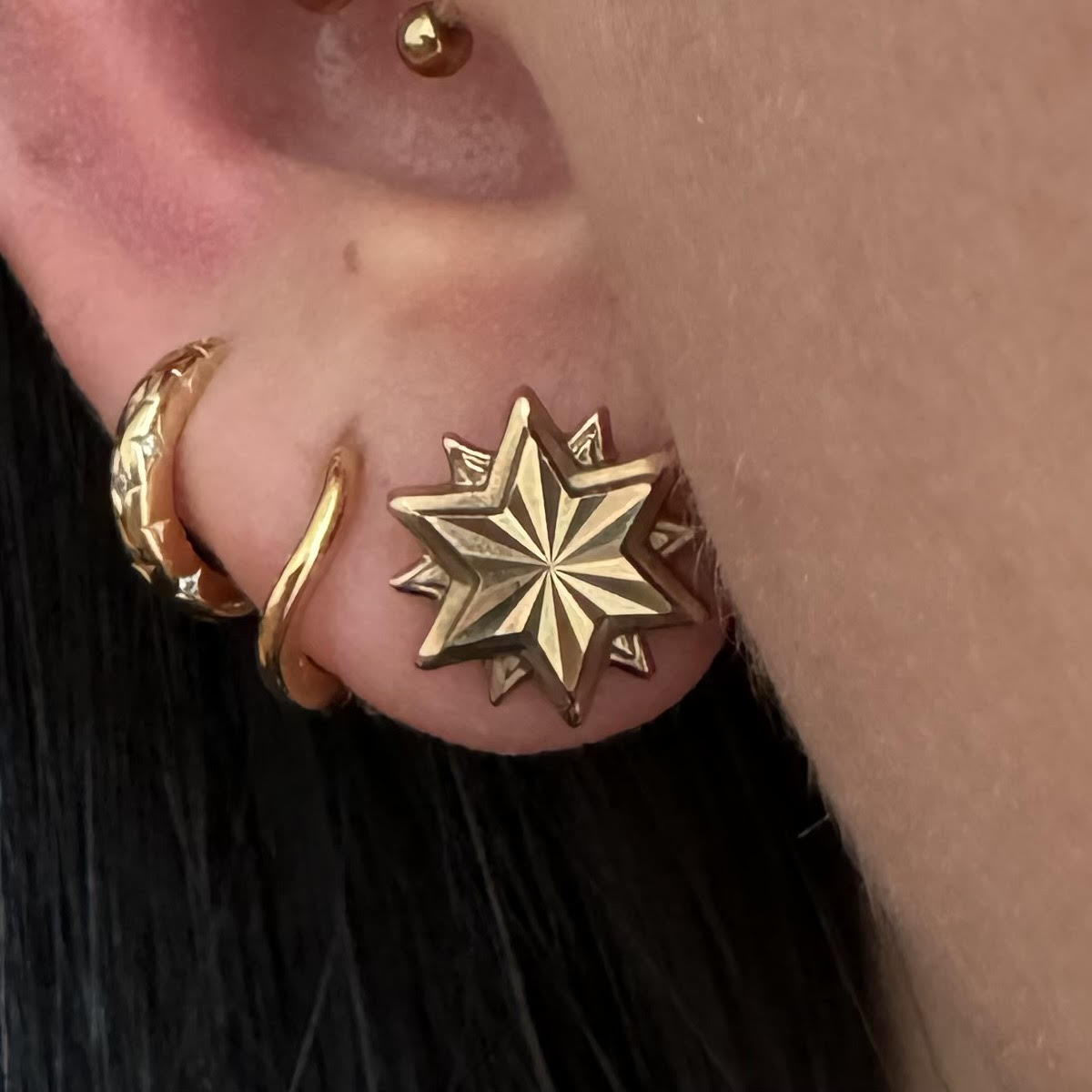 9ct Vintage dream star studs
