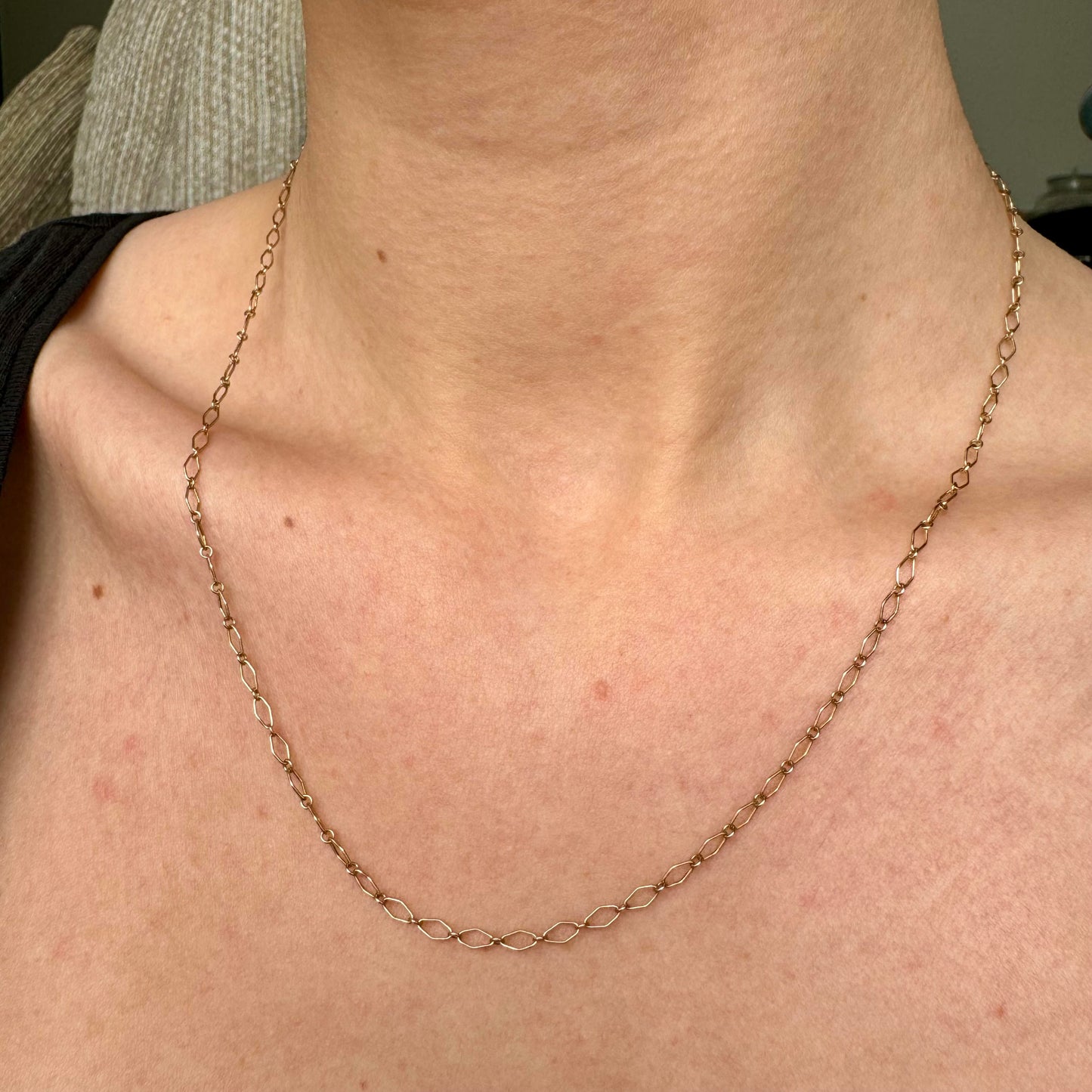 9ct Vintage marquise chain