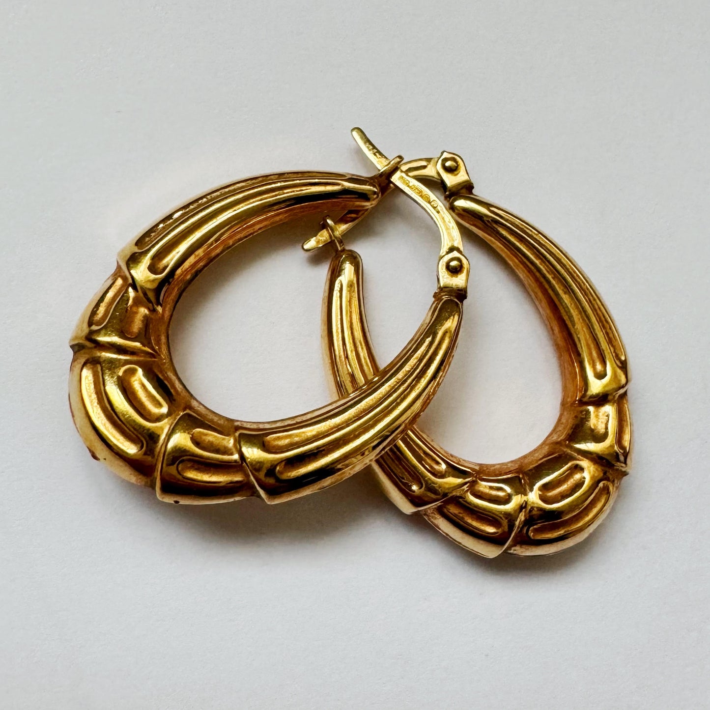 9ct Vintage UnoAerre hoops