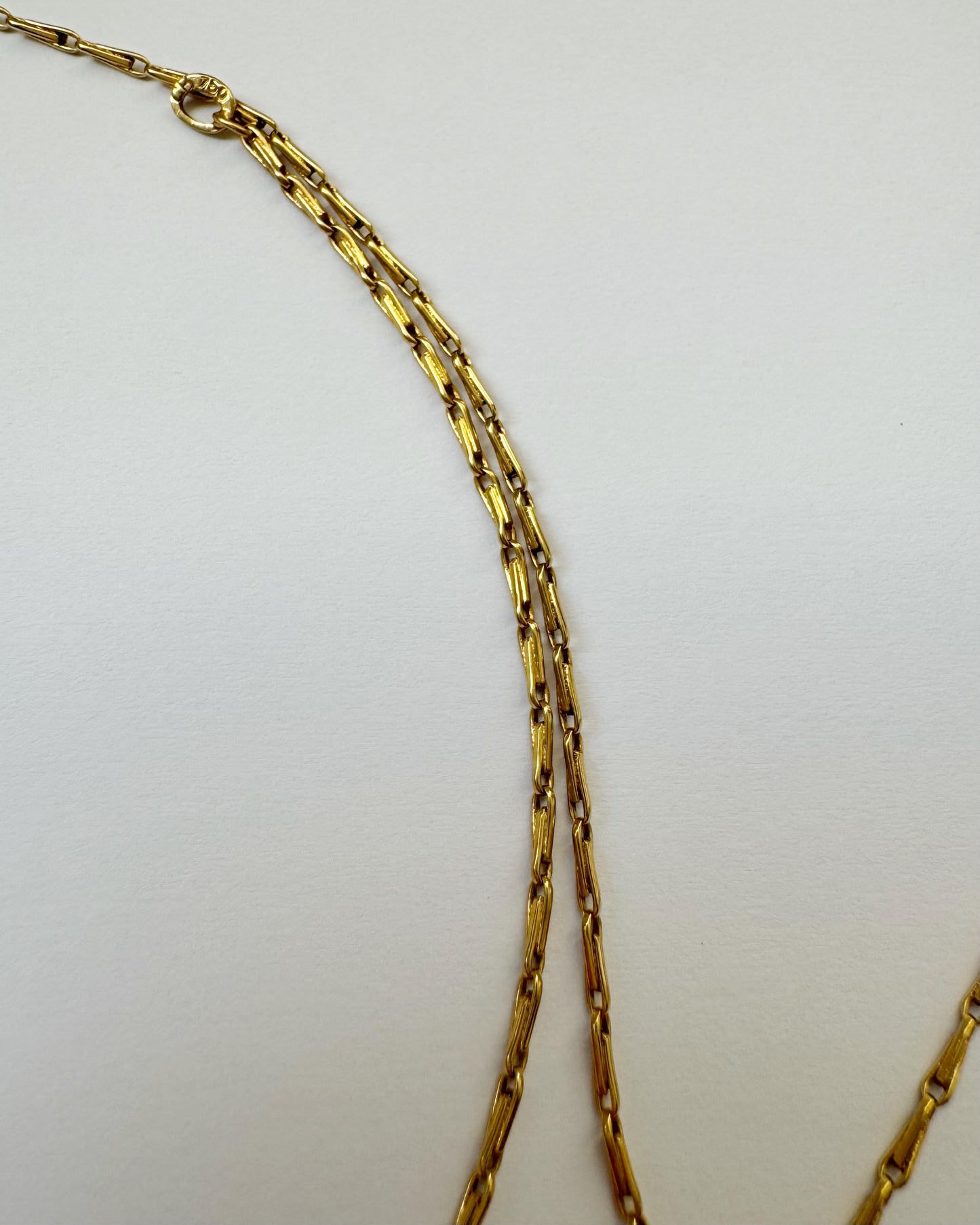 Vintage 18ct Hayseed chain