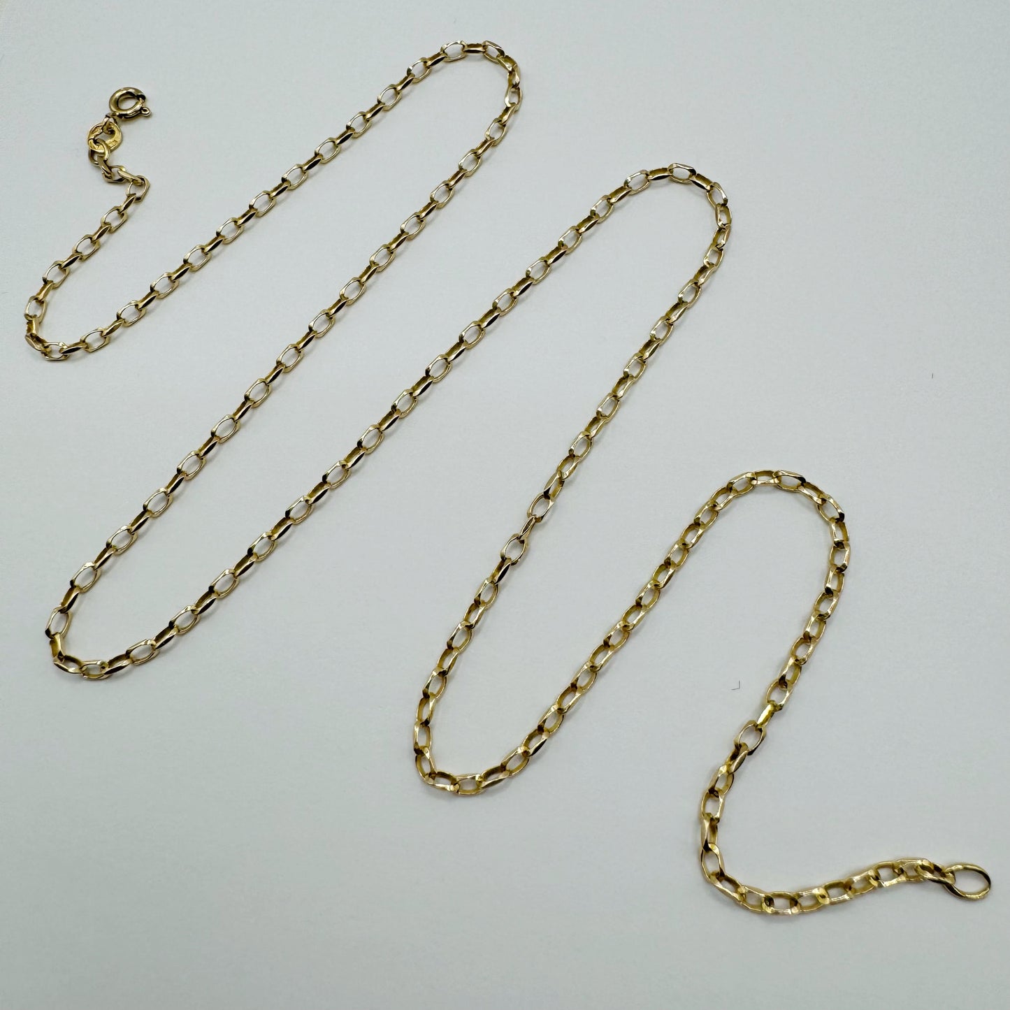 9ct Vintage versatile biker chain