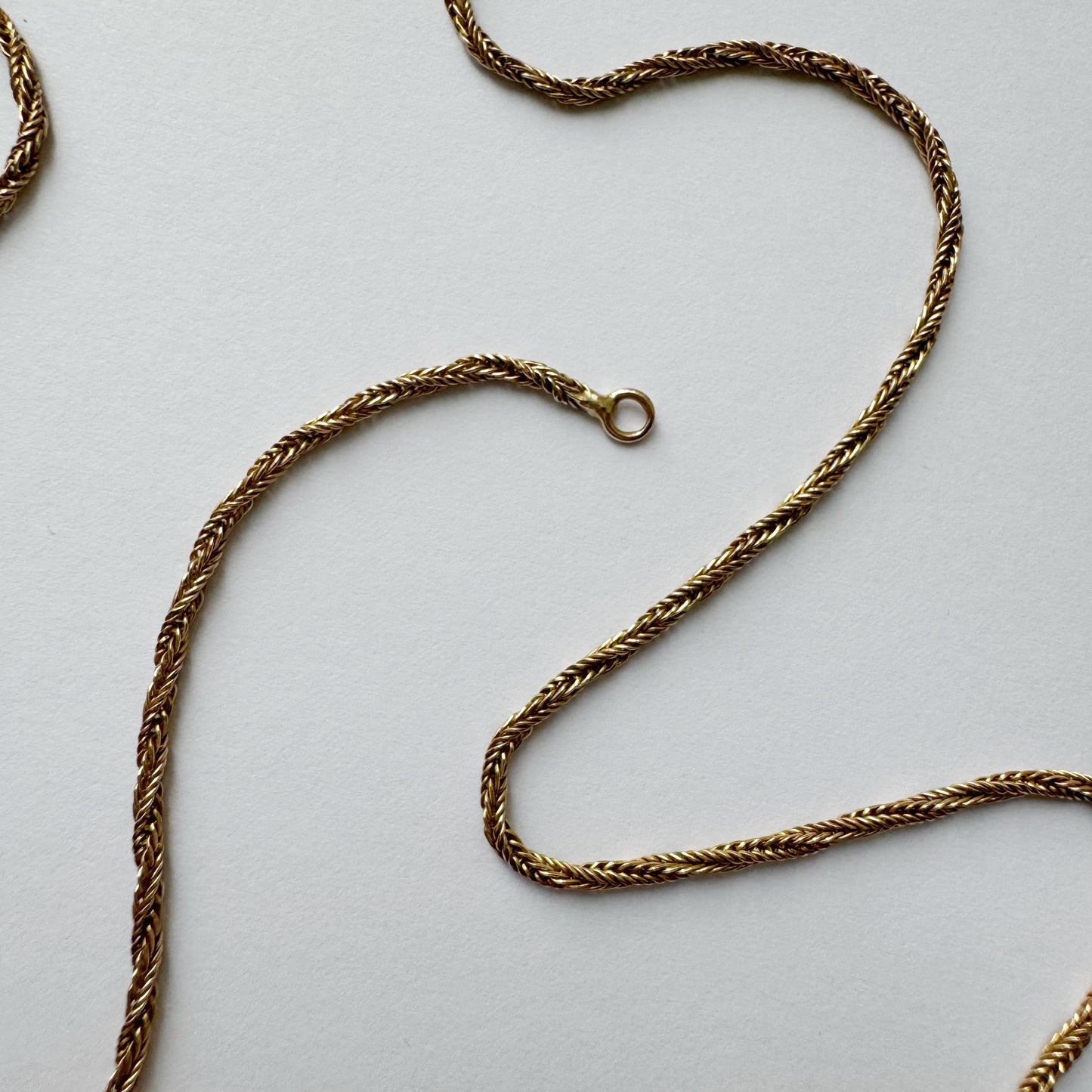 9ct Vintage wheat chain