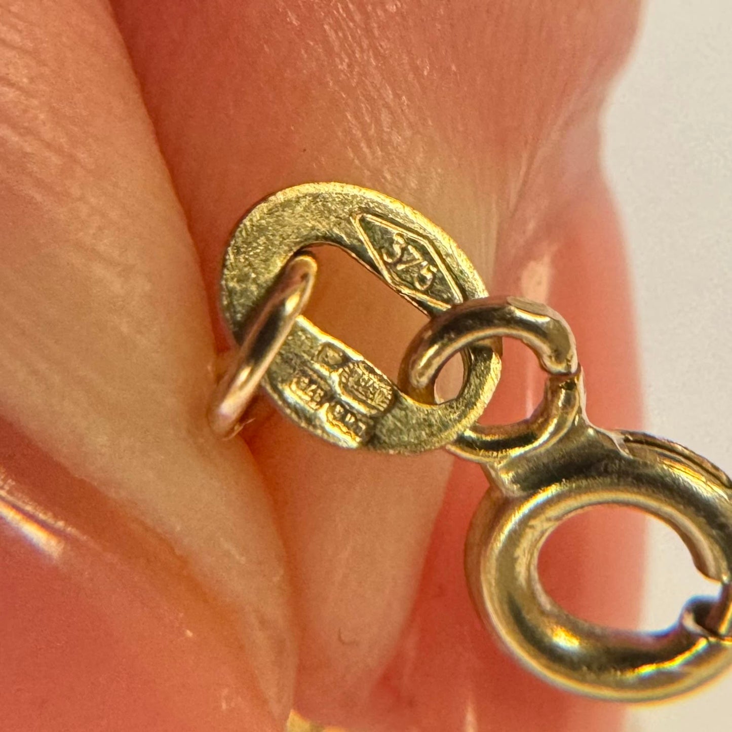 9ct Vintage hayseed chain