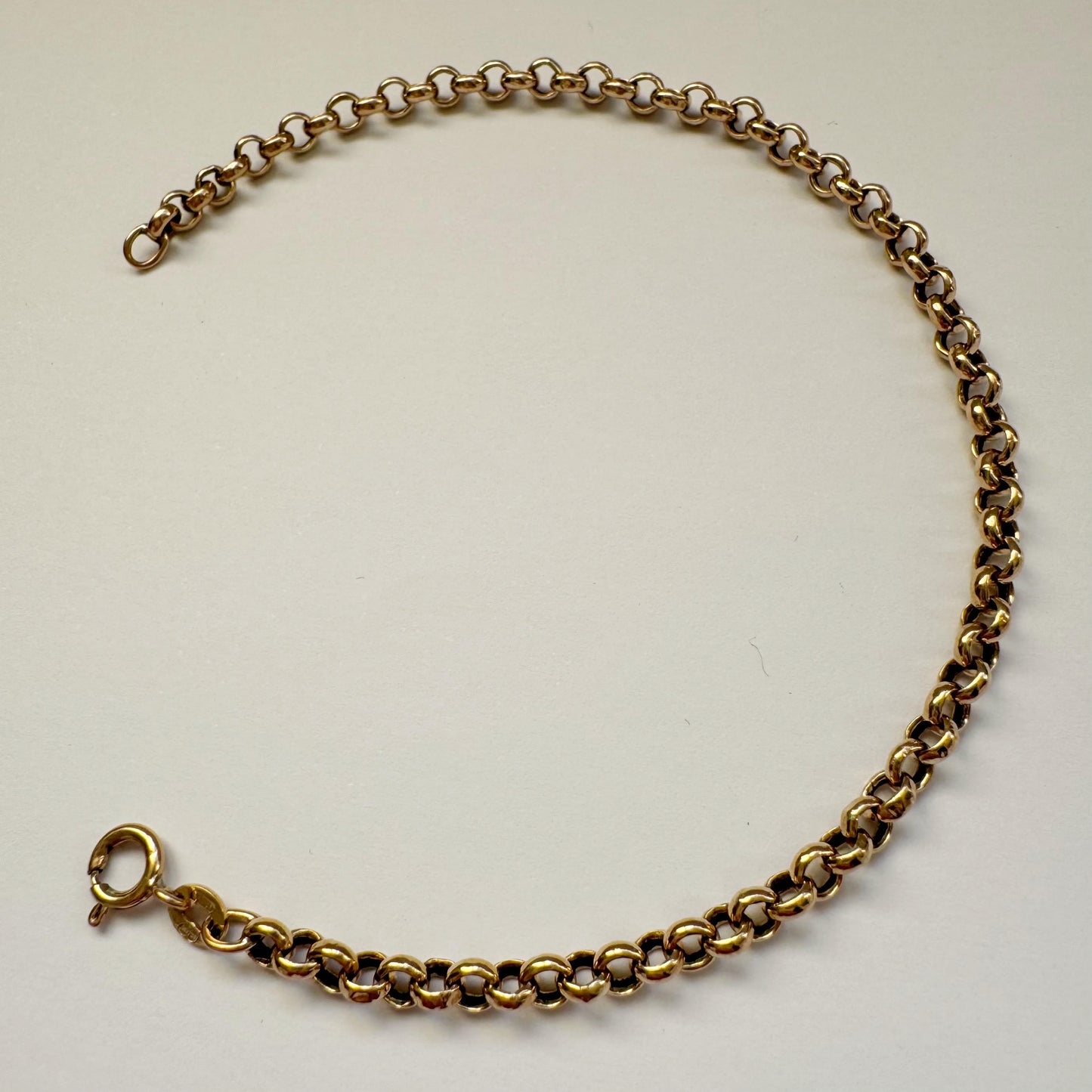 9ct Vintage UnoAerre belcher bracelet