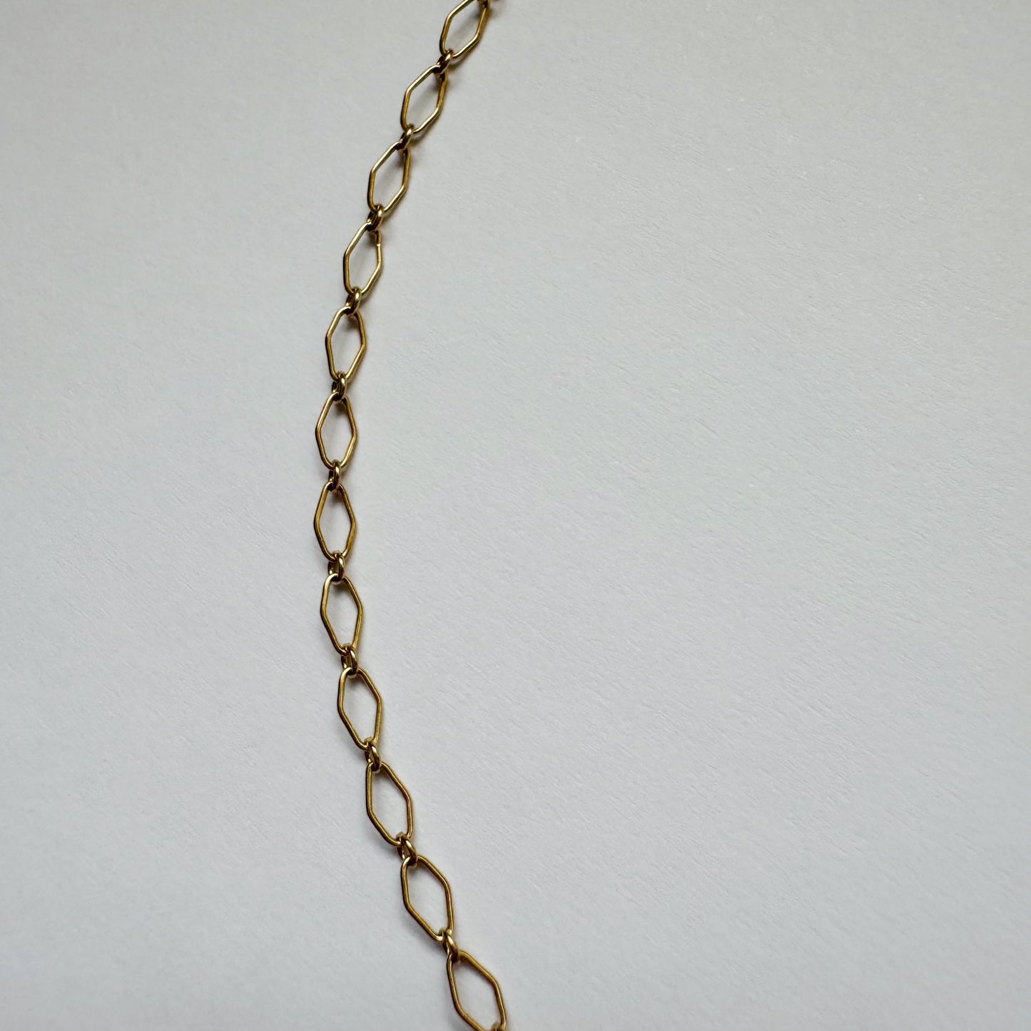 9ct Vintage marquise chain