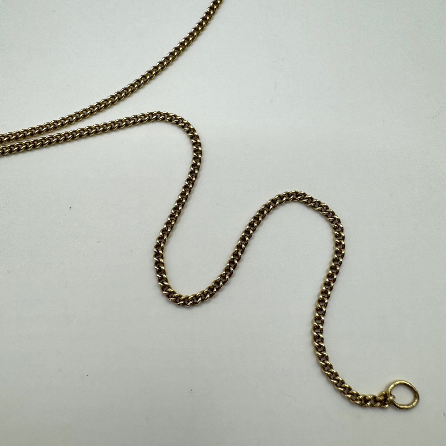 9ct Vintage dainty curb chain