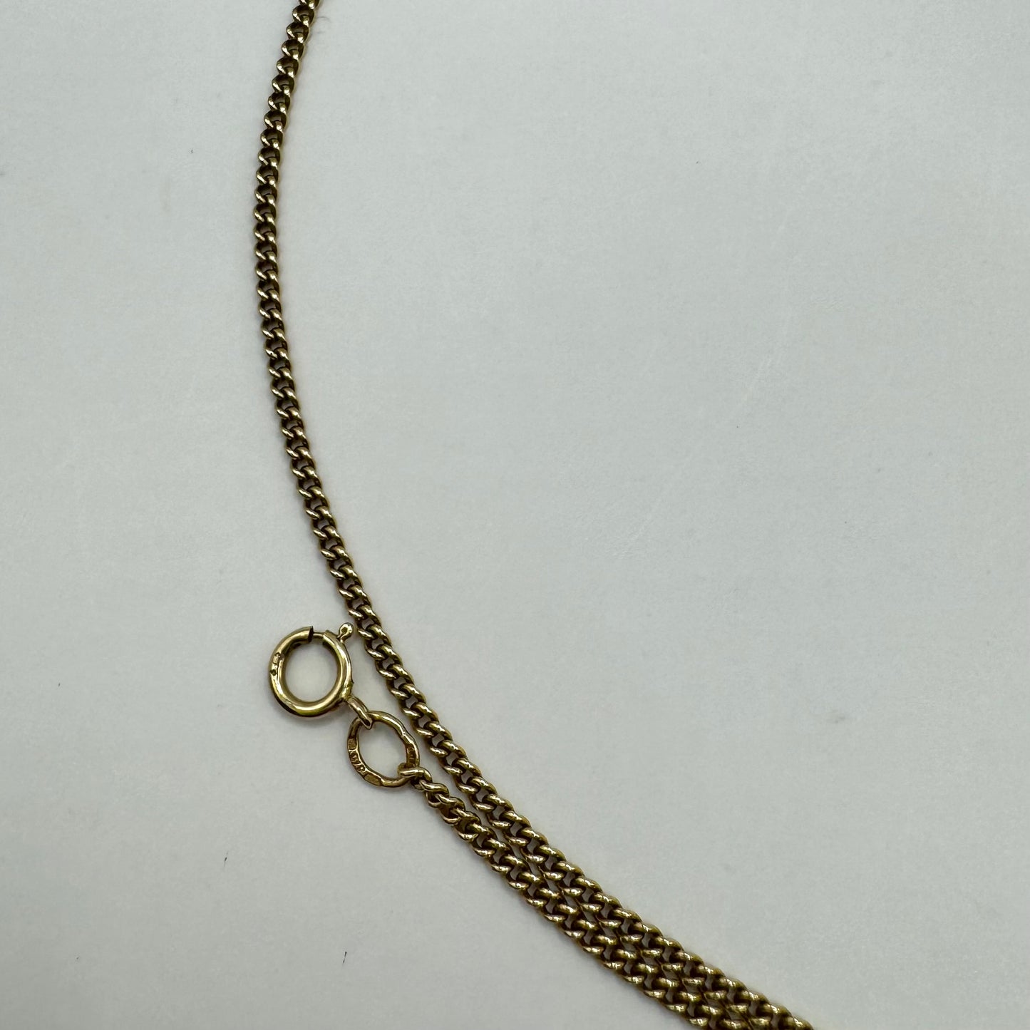 9ct Vintage dainty curb chain