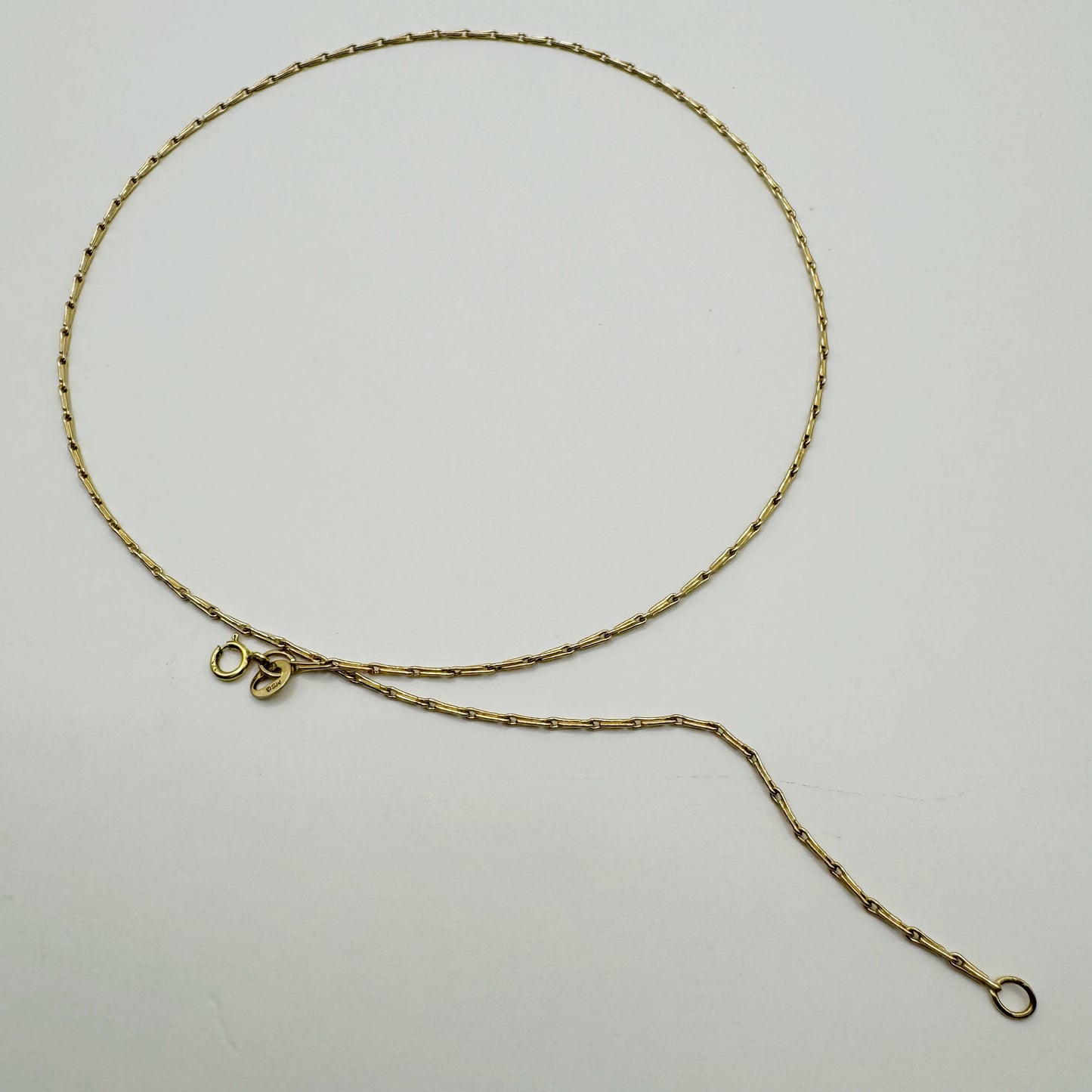 9ct Vintage hayseed chain