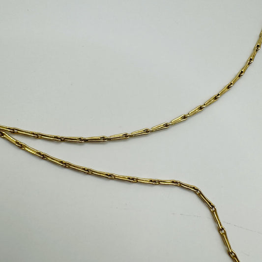 9ct Vintage hayseed chain