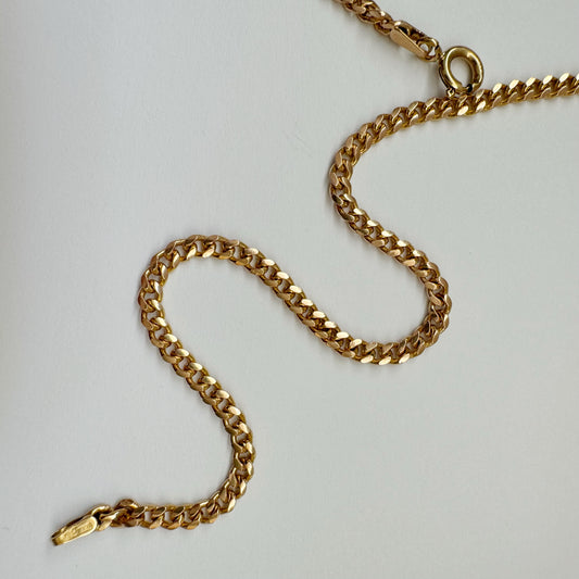 9ct Vintage UnoAerre curb chain