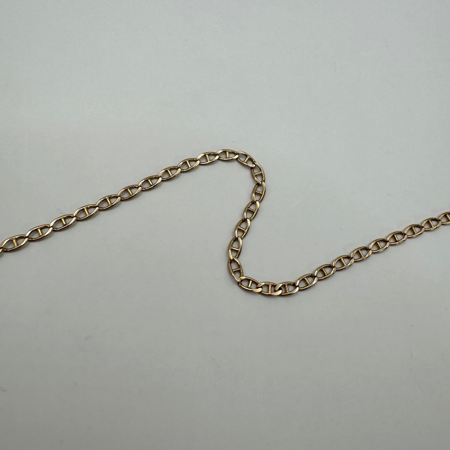 9ct Flat mariner bracelet