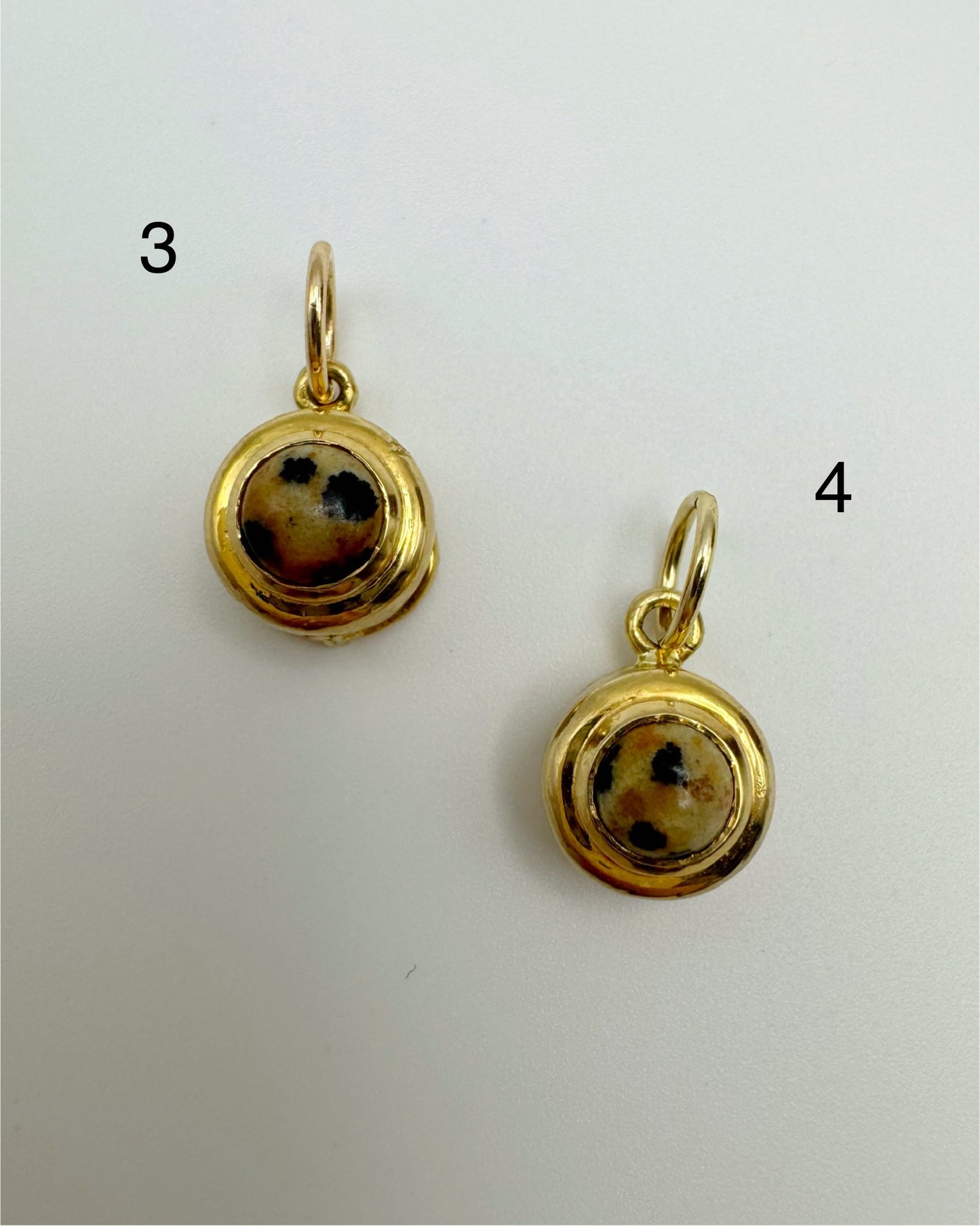 OOAK Dalmatian Jasper drops