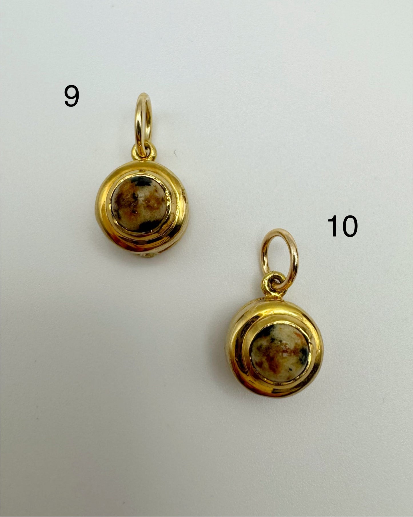 OOAK Dalmatian Jasper drops