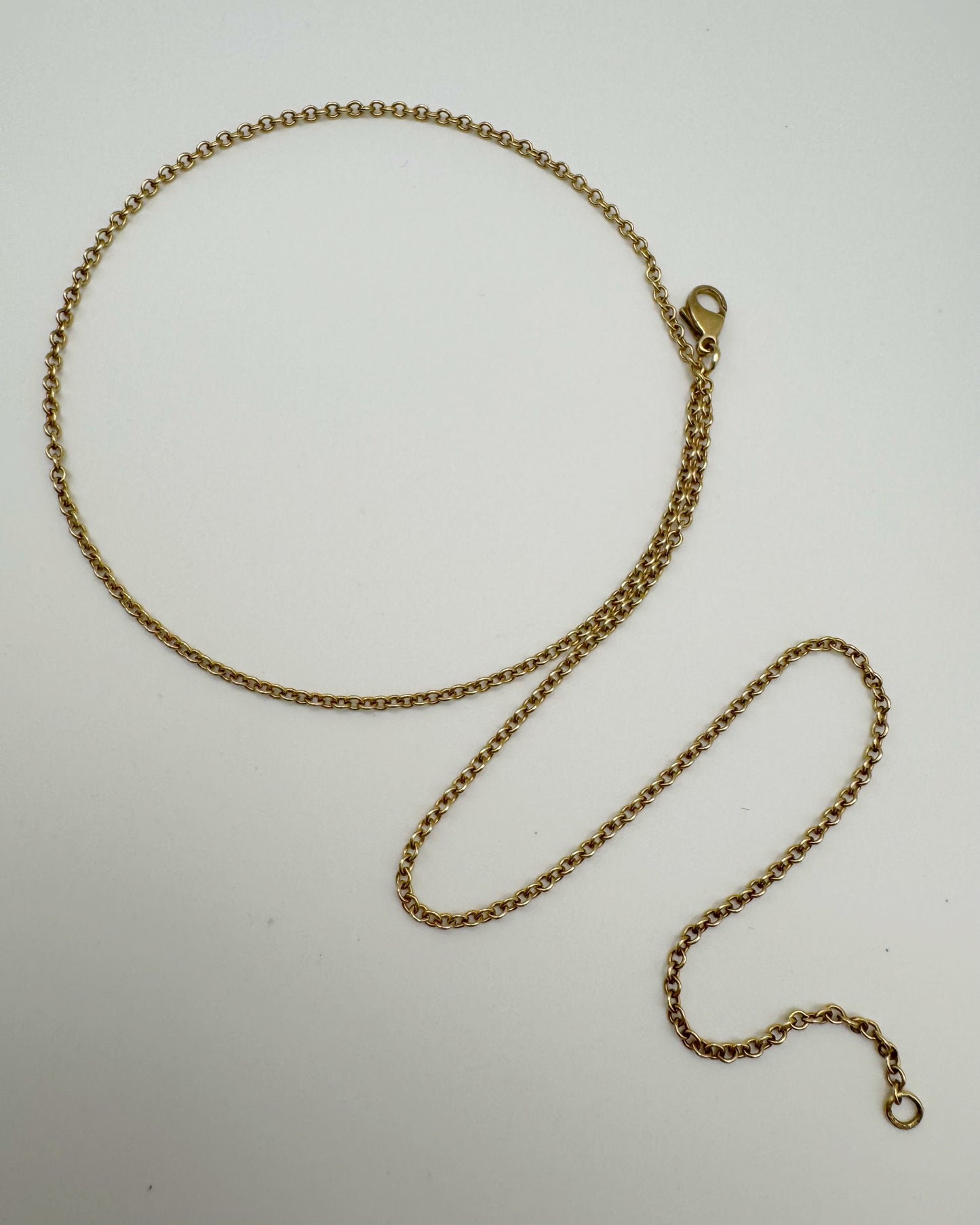 9ct Vintage cable chain