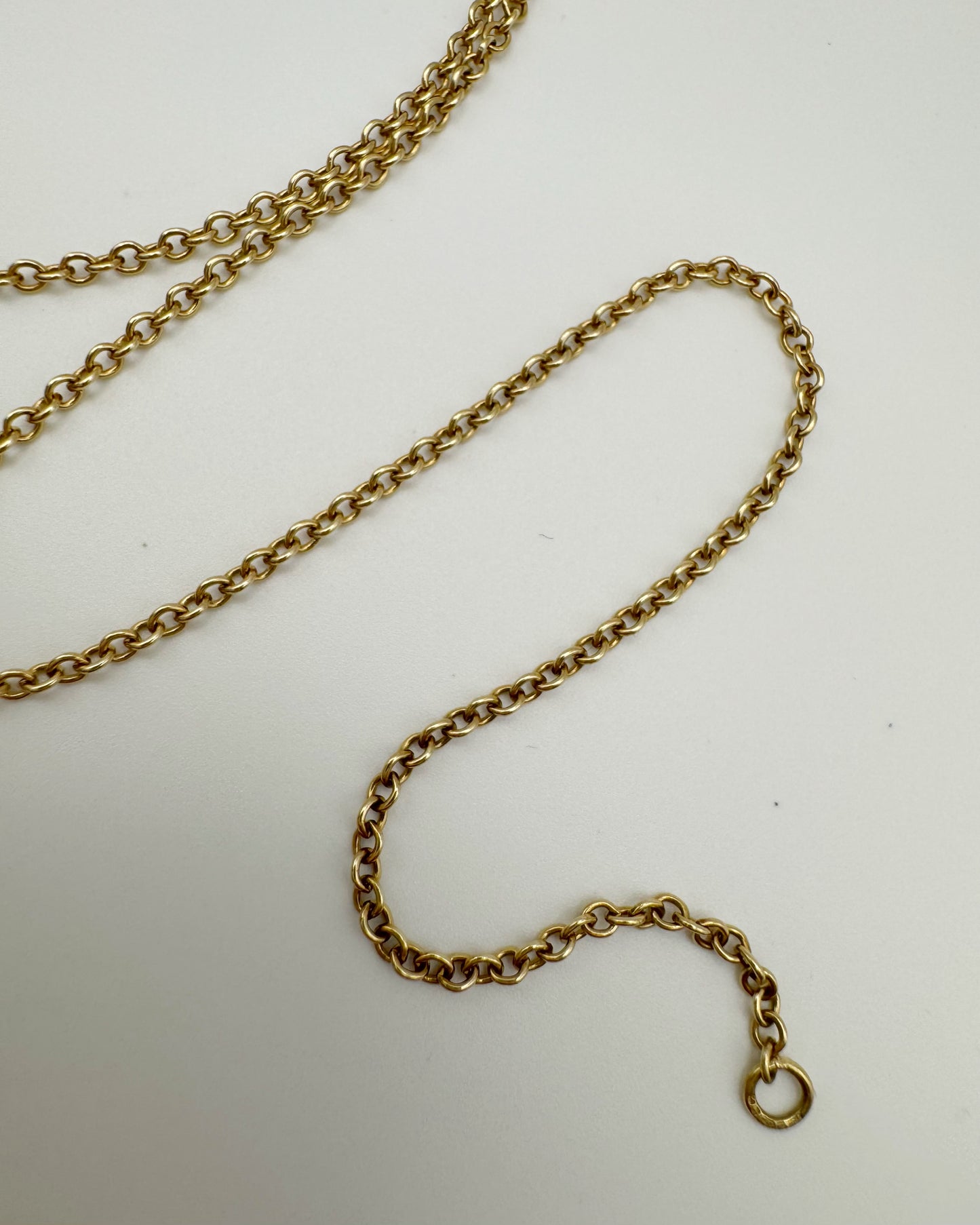9ct Vintage cable chain