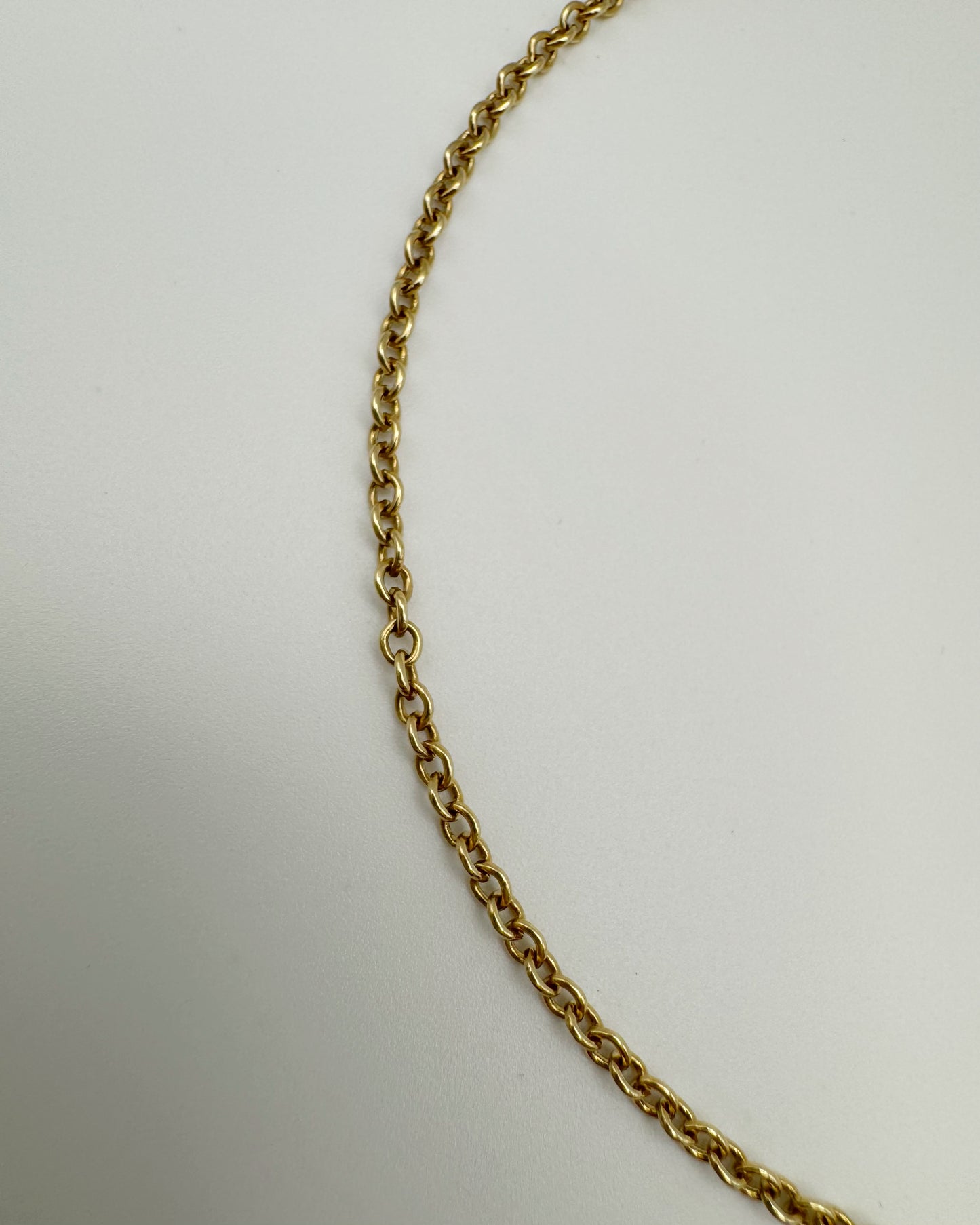9ct Vintage cable chain