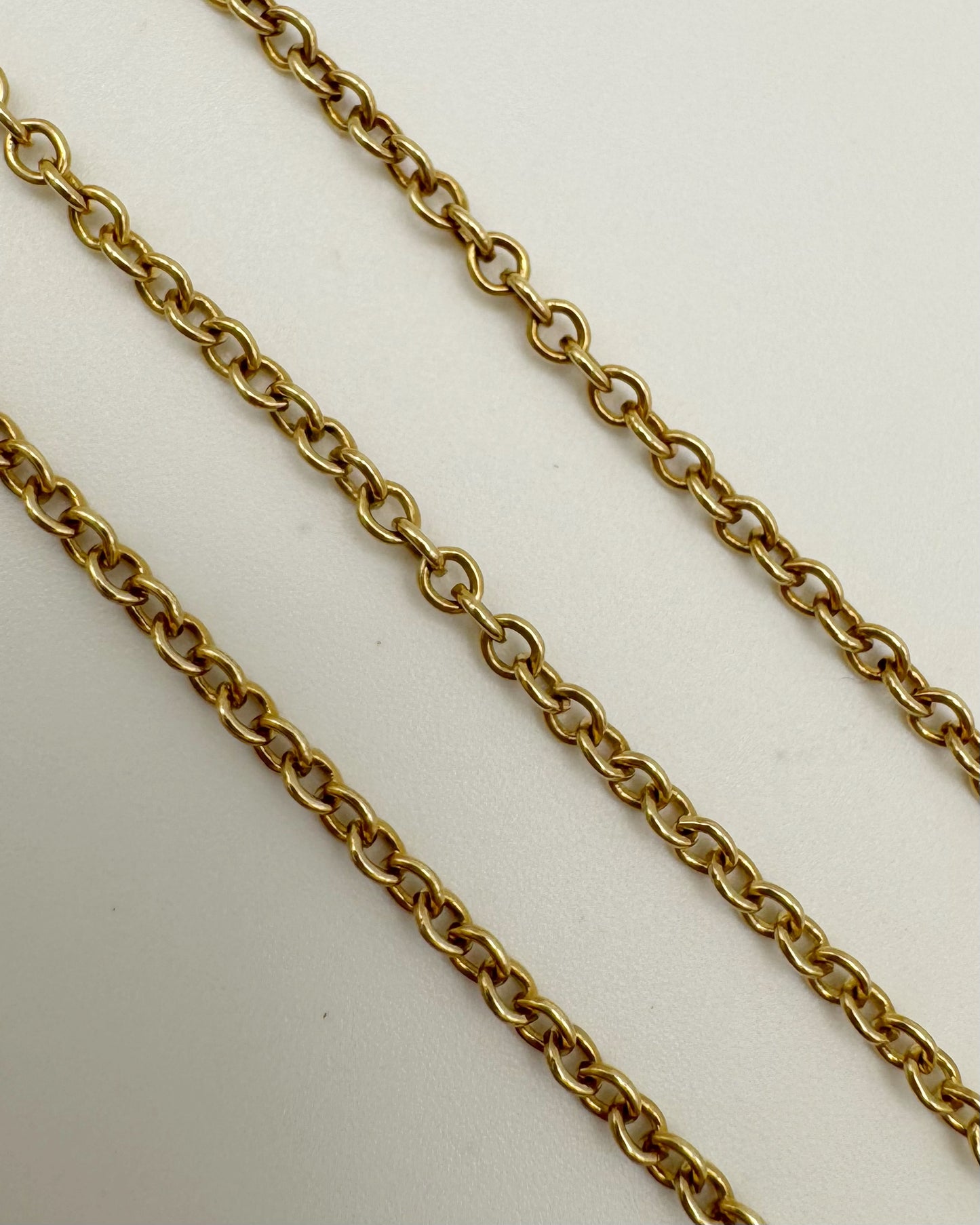 9ct Vintage cable chain