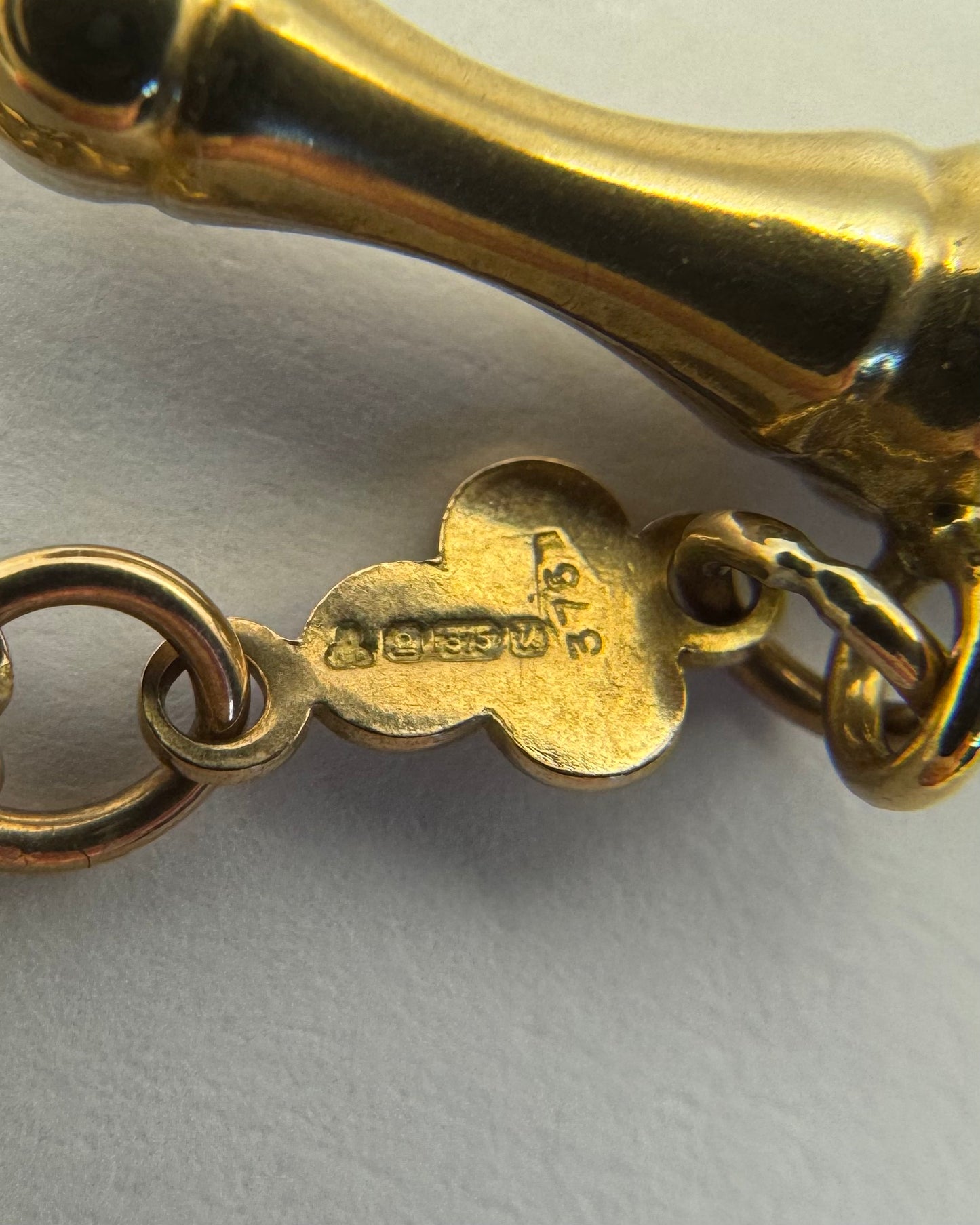 9ct Vintage Figaro with Tbar
