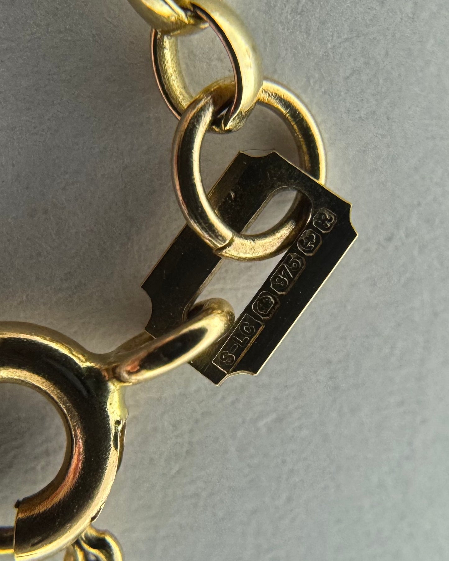 9ct vintage belcher bracelet