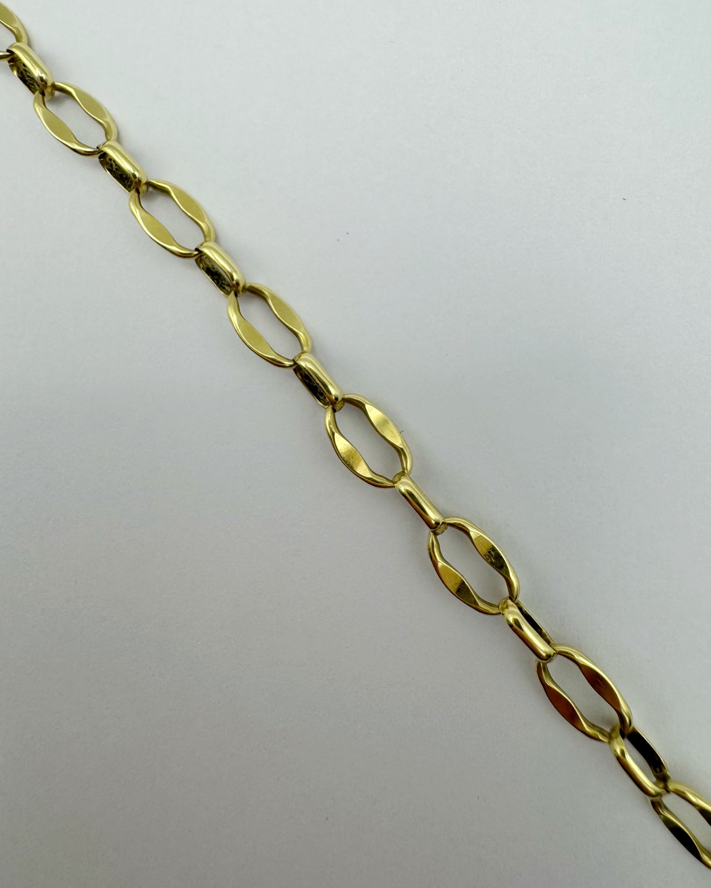 14ct Vintage mariner style bracelet