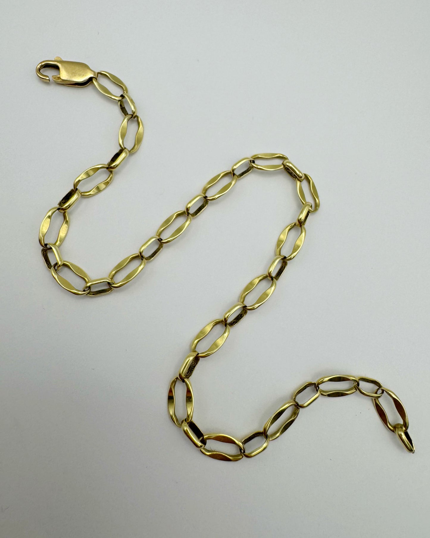 14ct Vintage mariner style bracelet