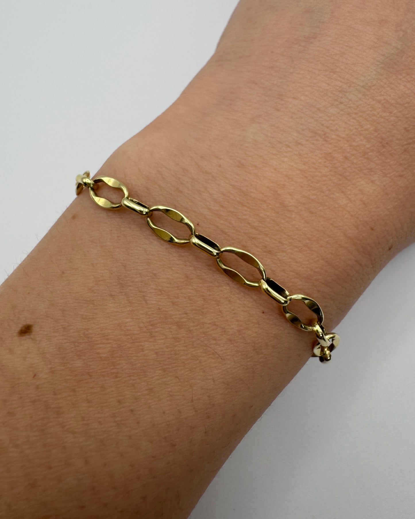 14ct Vintage mariner style bracelet