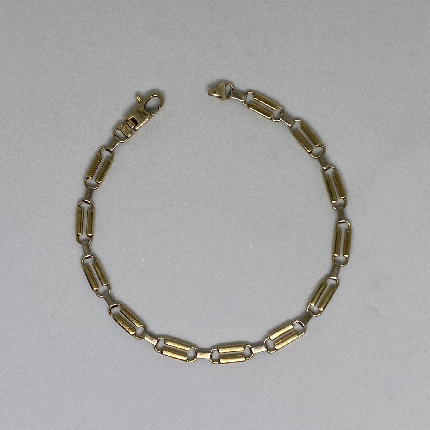 White & Yellow gold vintage bracelet