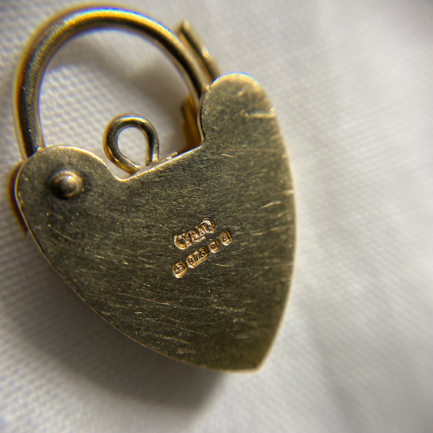 Vintage padlock pendant