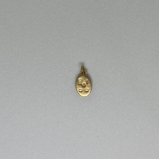 Oval ingot pendant