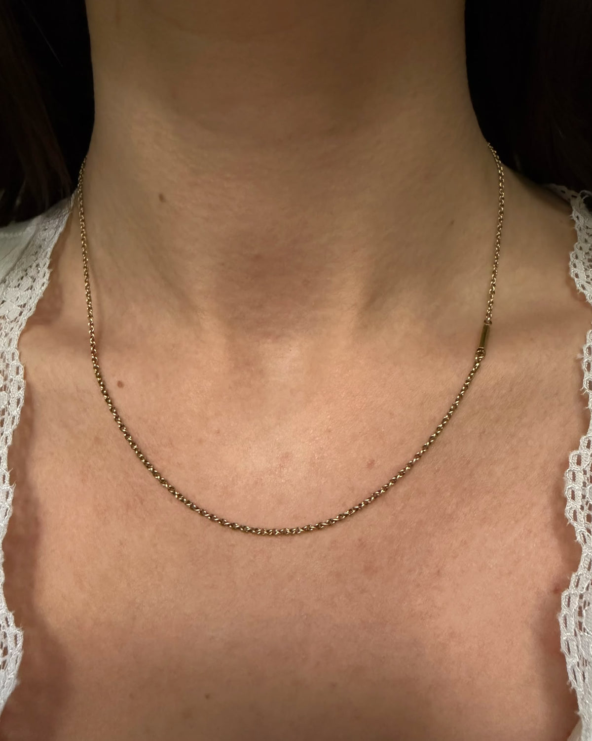 9ct Vintage twist curb chain