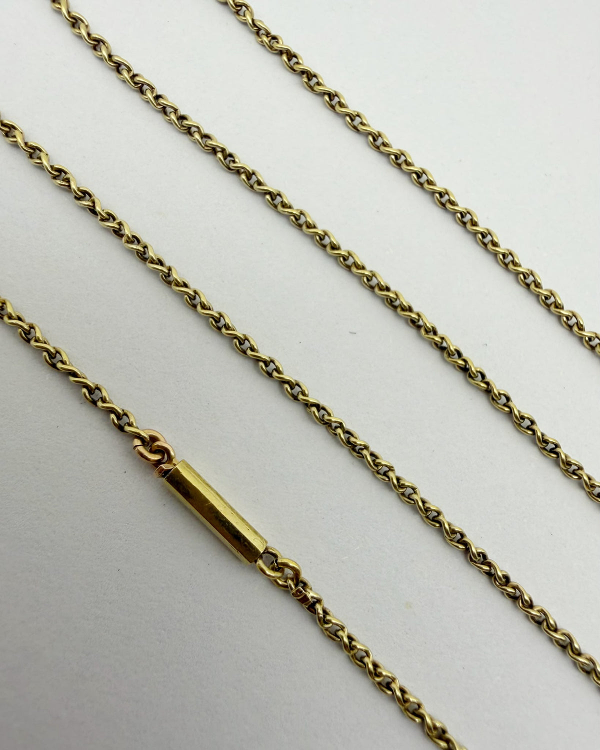 9ct Vintage twist curb chain