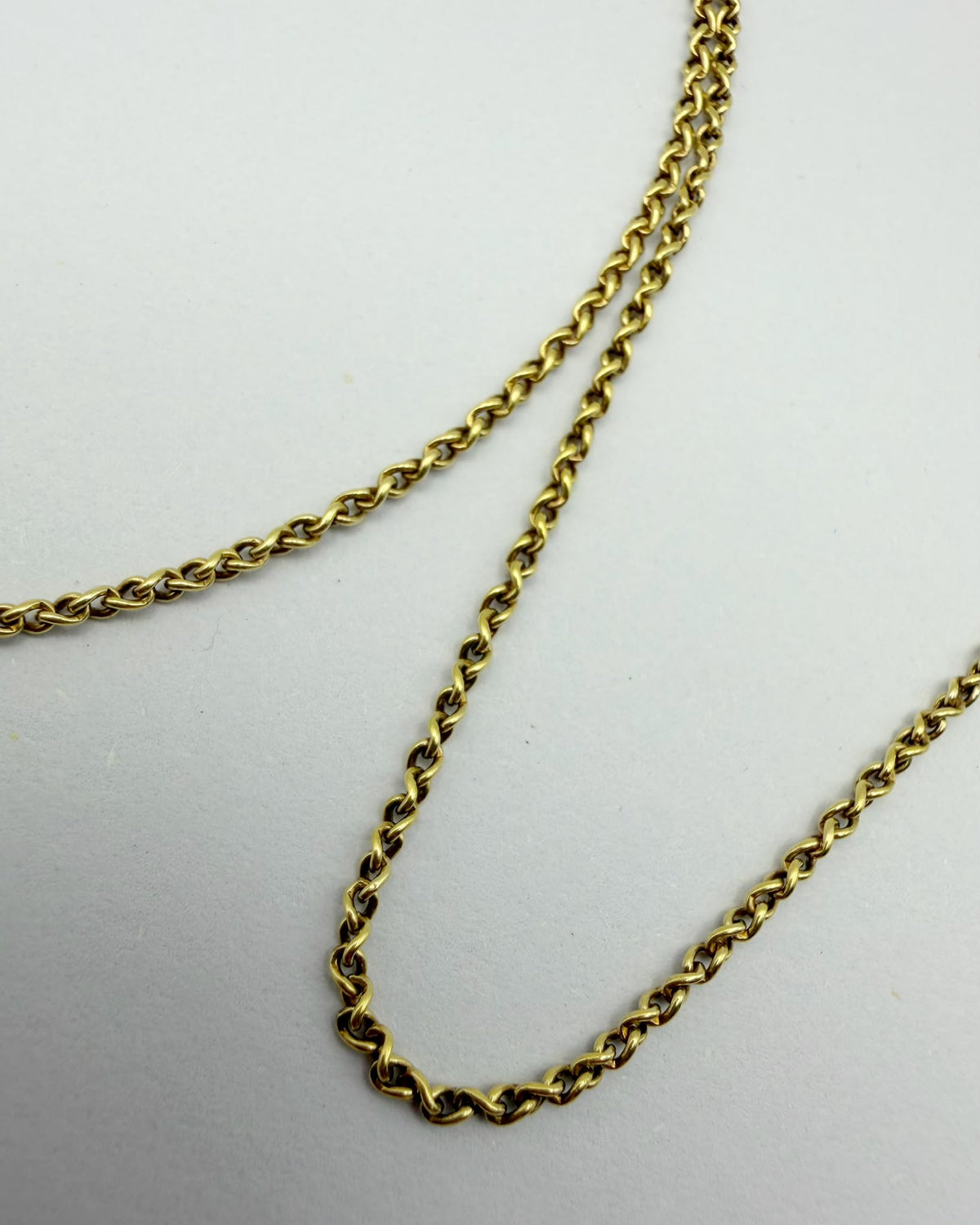 9ct Vintage twist curb chain