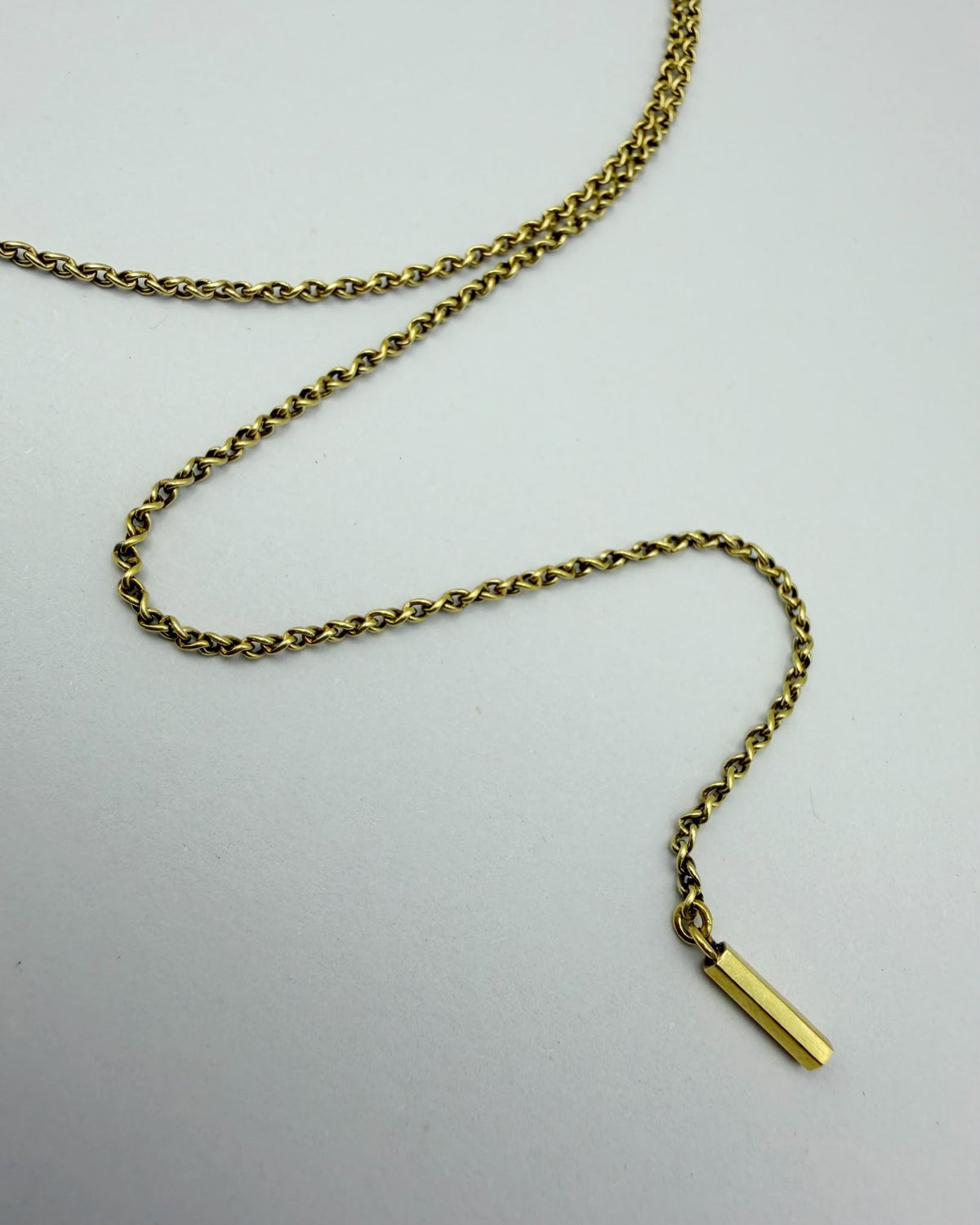 9ct Vintage twist curb chain