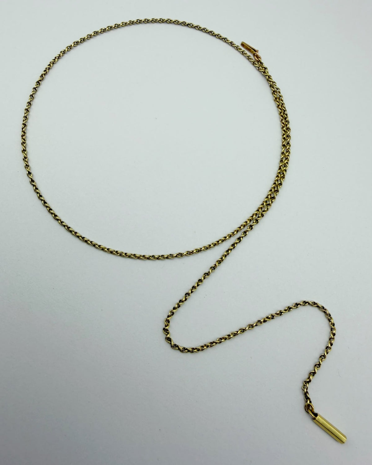 9ct Vintage twist curb chain