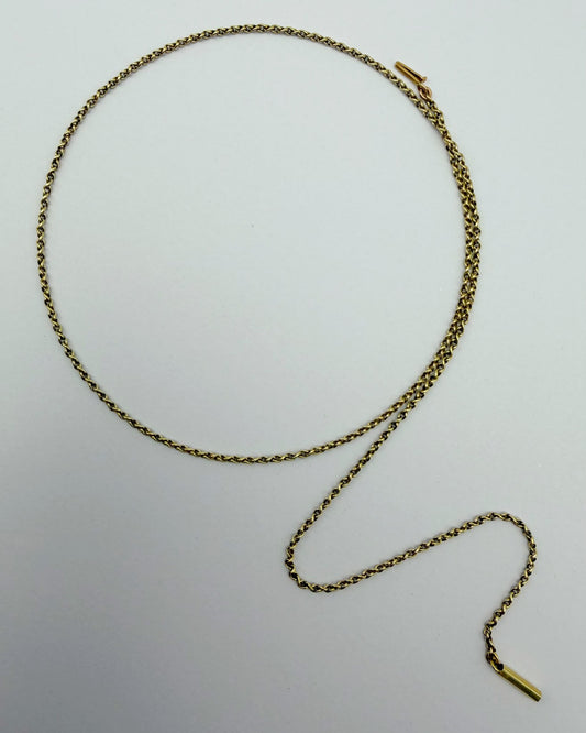 9ct Vintage twist curb chain