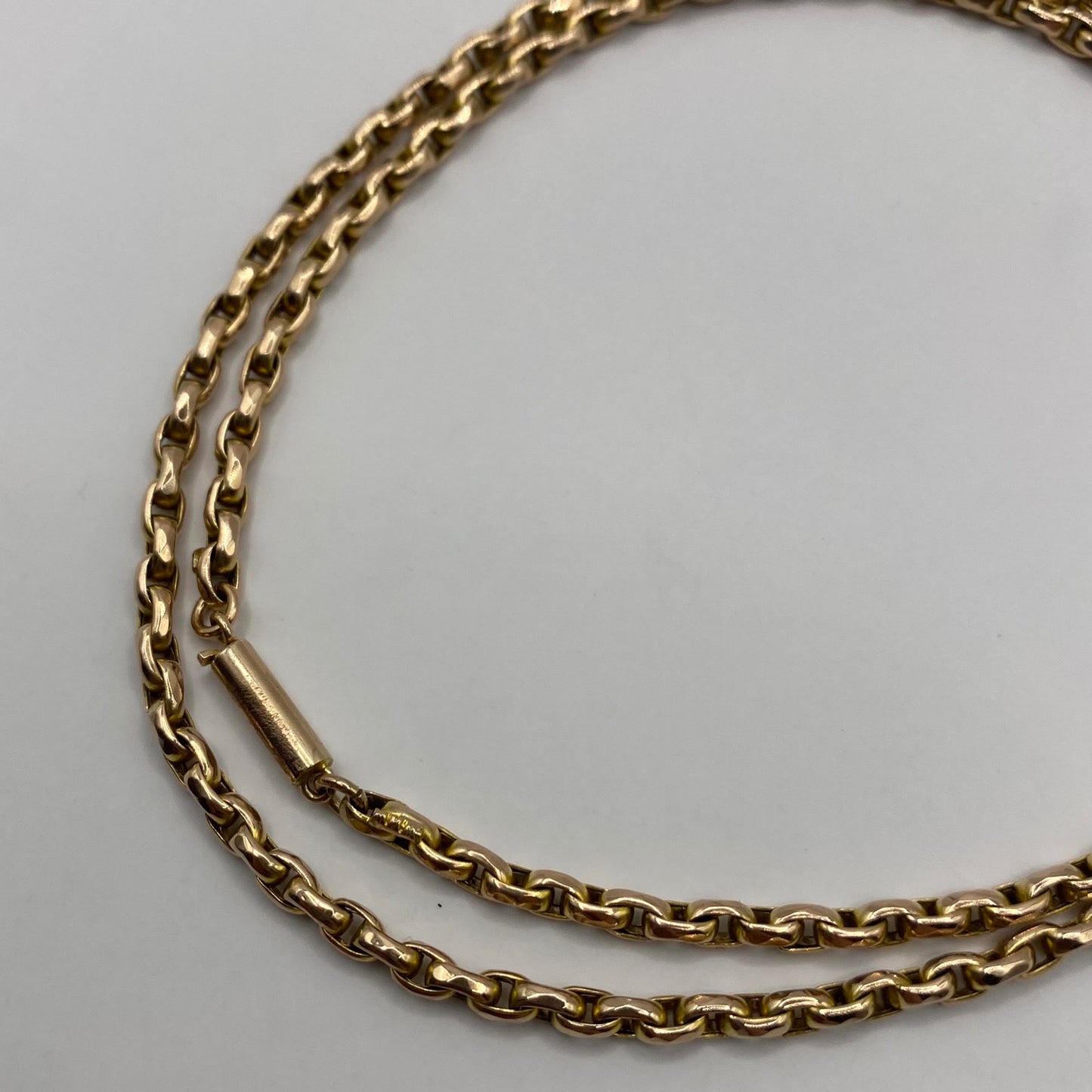 Gorgeous antique chain with barrel clasp