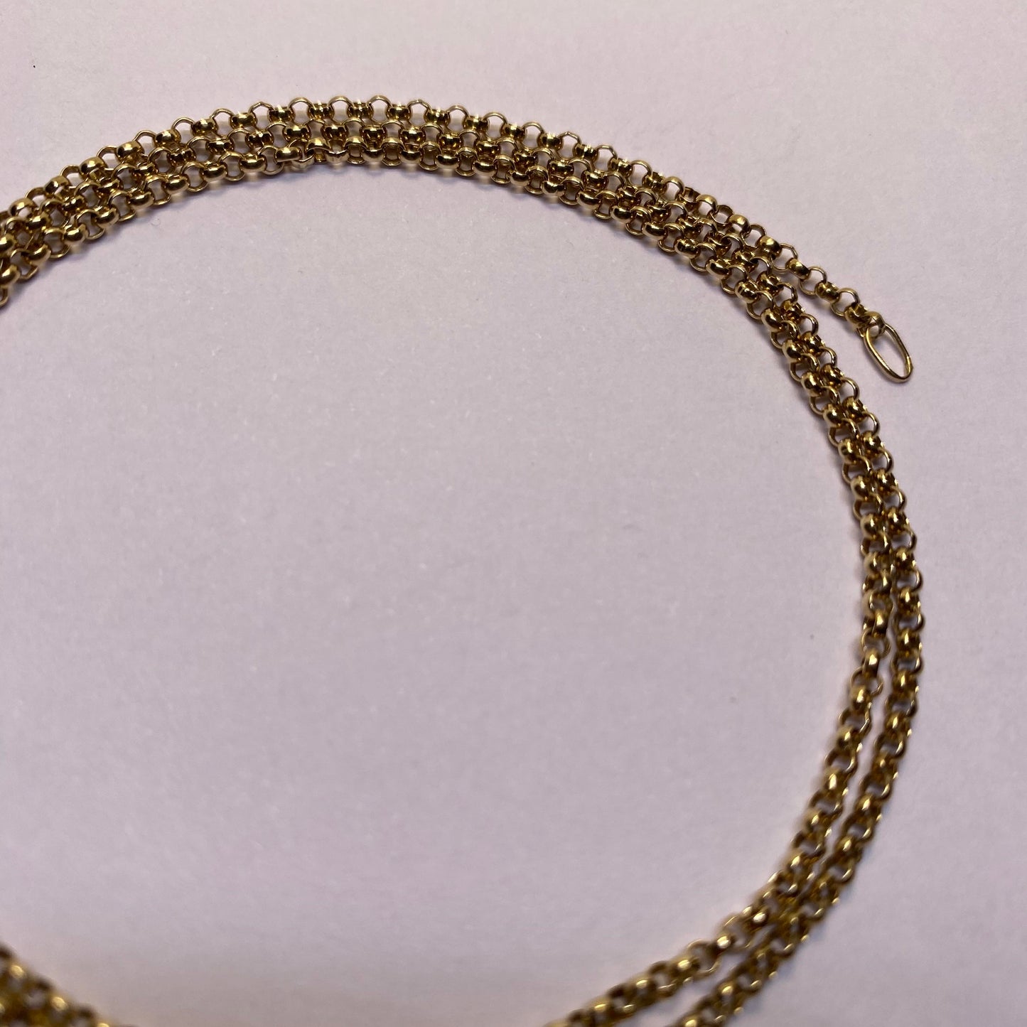 9ct slim belcher chain