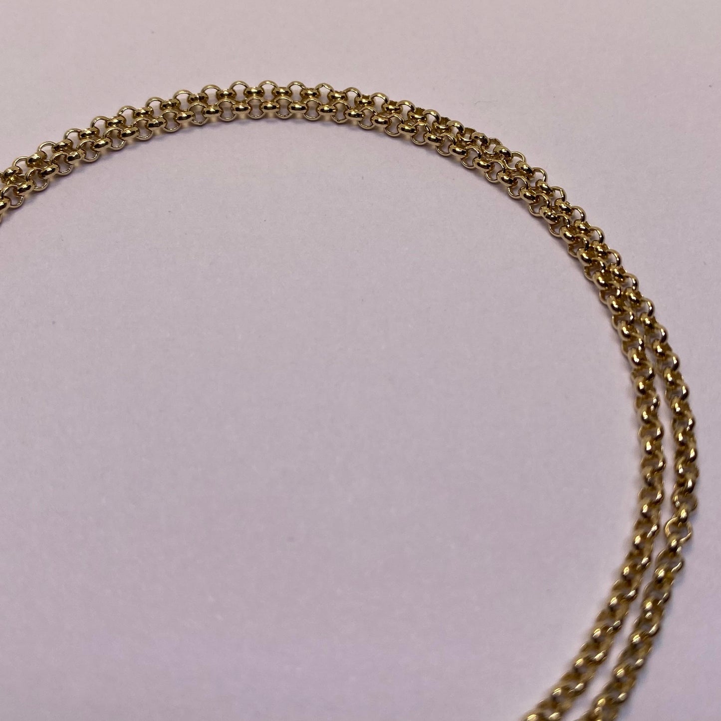 9ct slim belcher chain