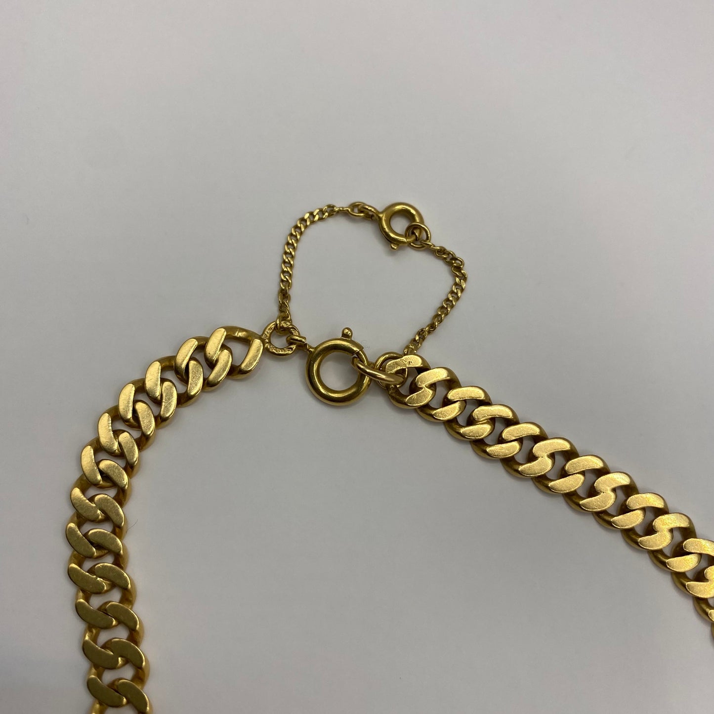 18ct Solid curb chain