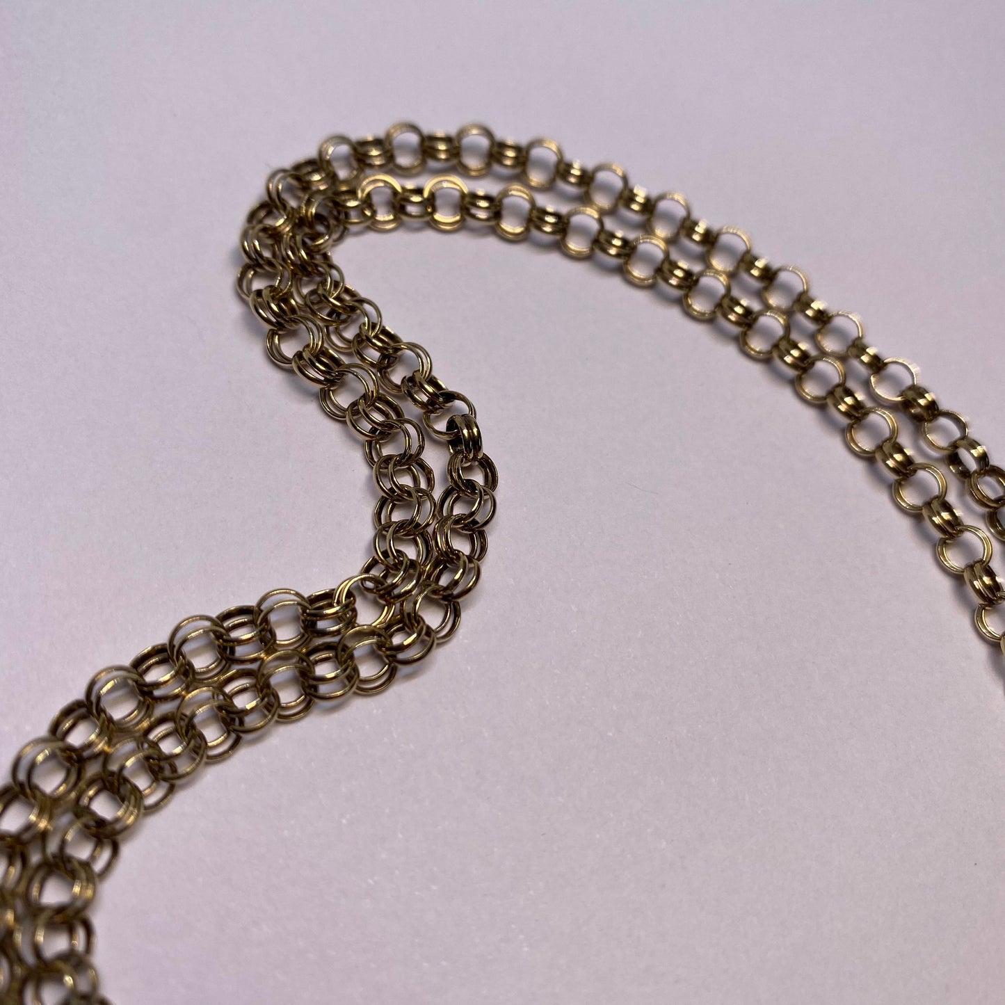 Double belcher chain