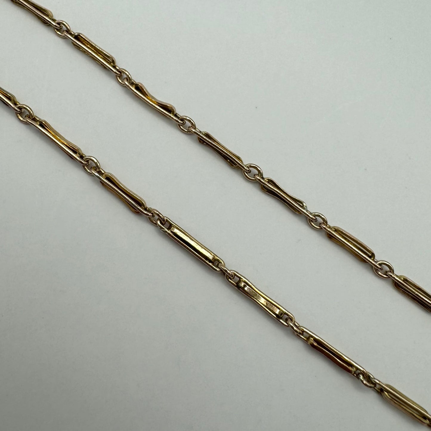 9ct Fine fetter link bracelet