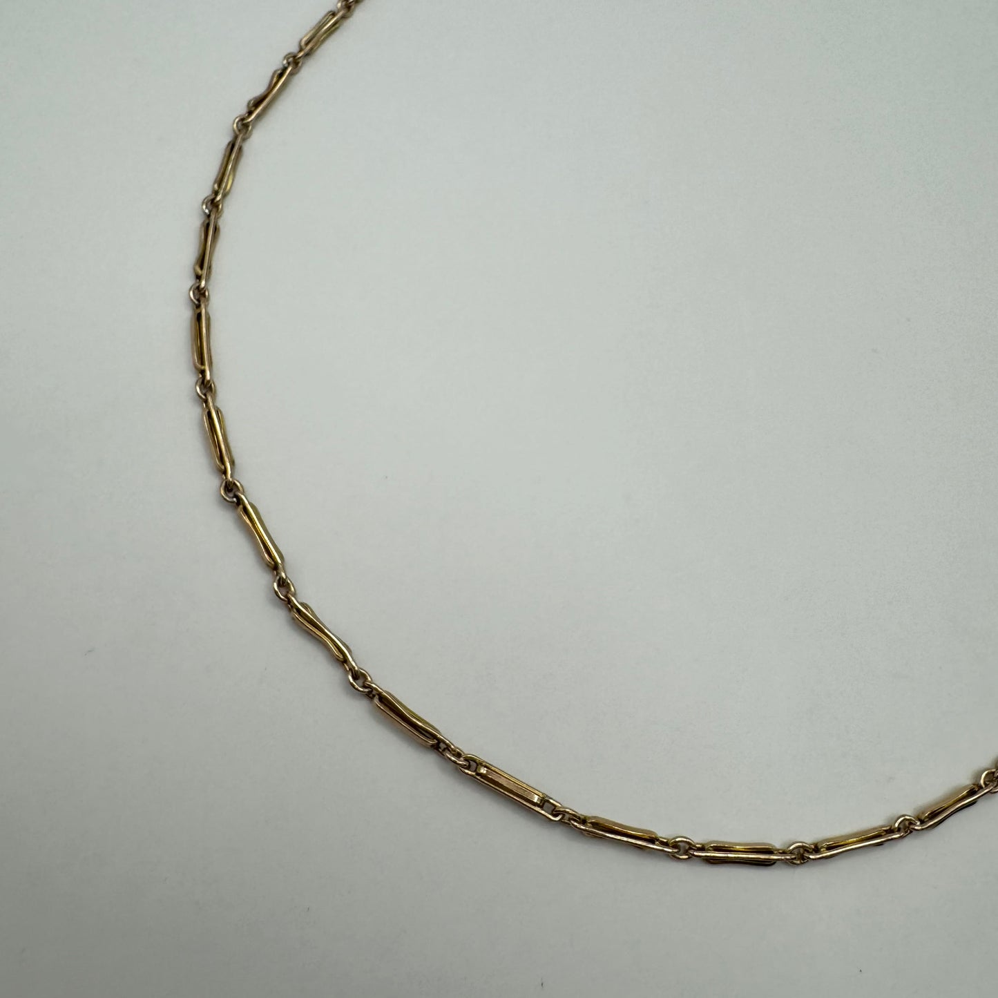 9ct Fine fetter link bracelet