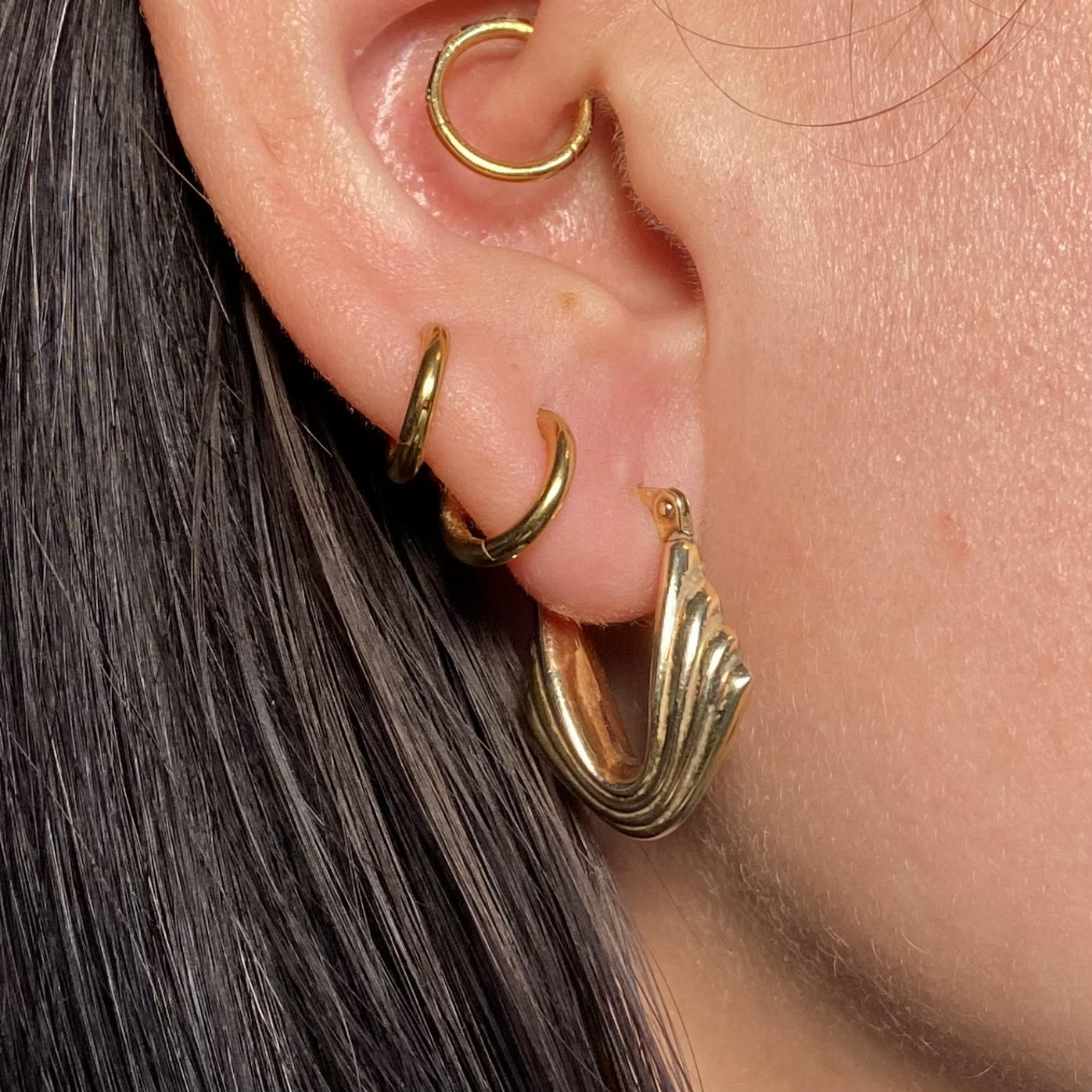 Drape style hoops