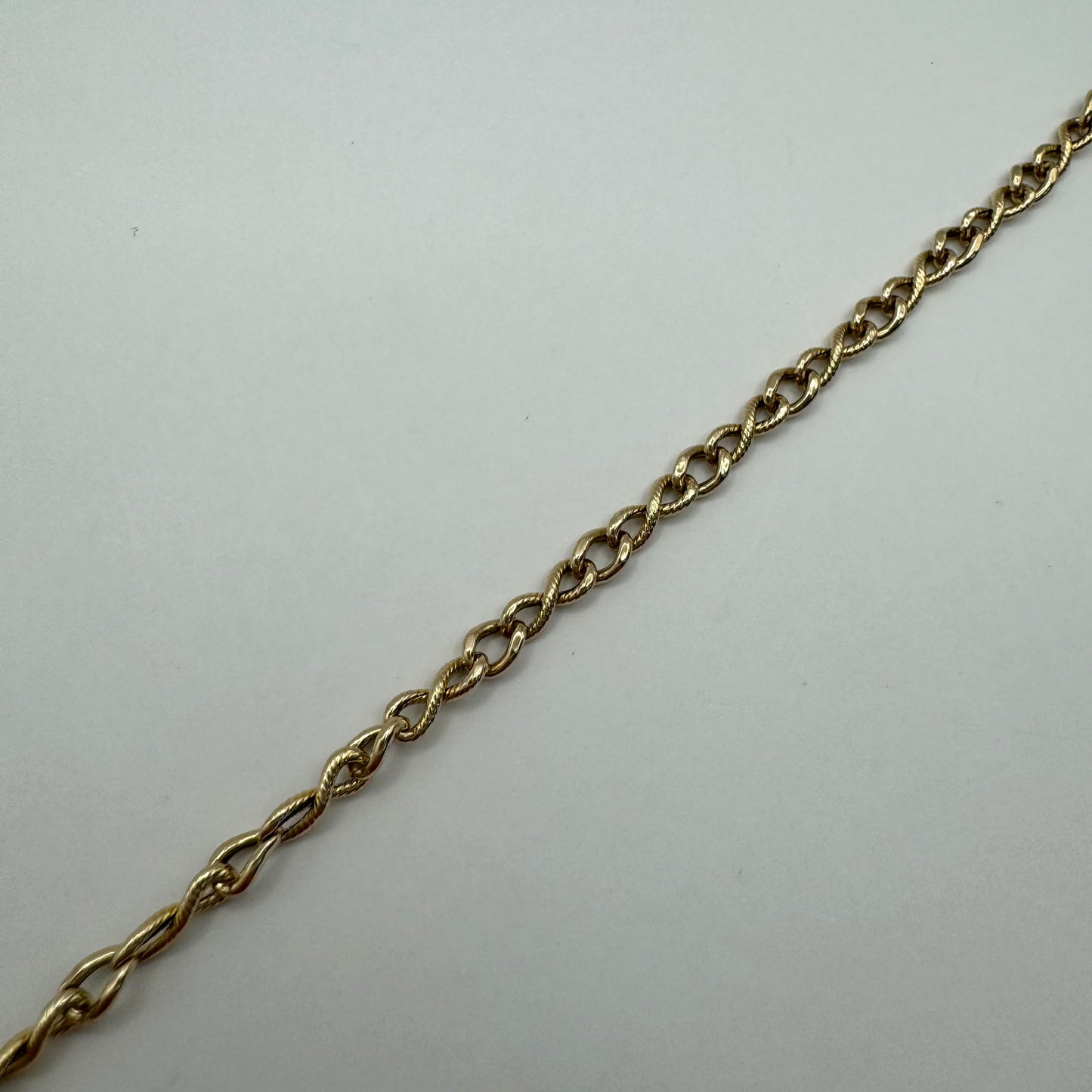 9ct eternity link fancy bracelet