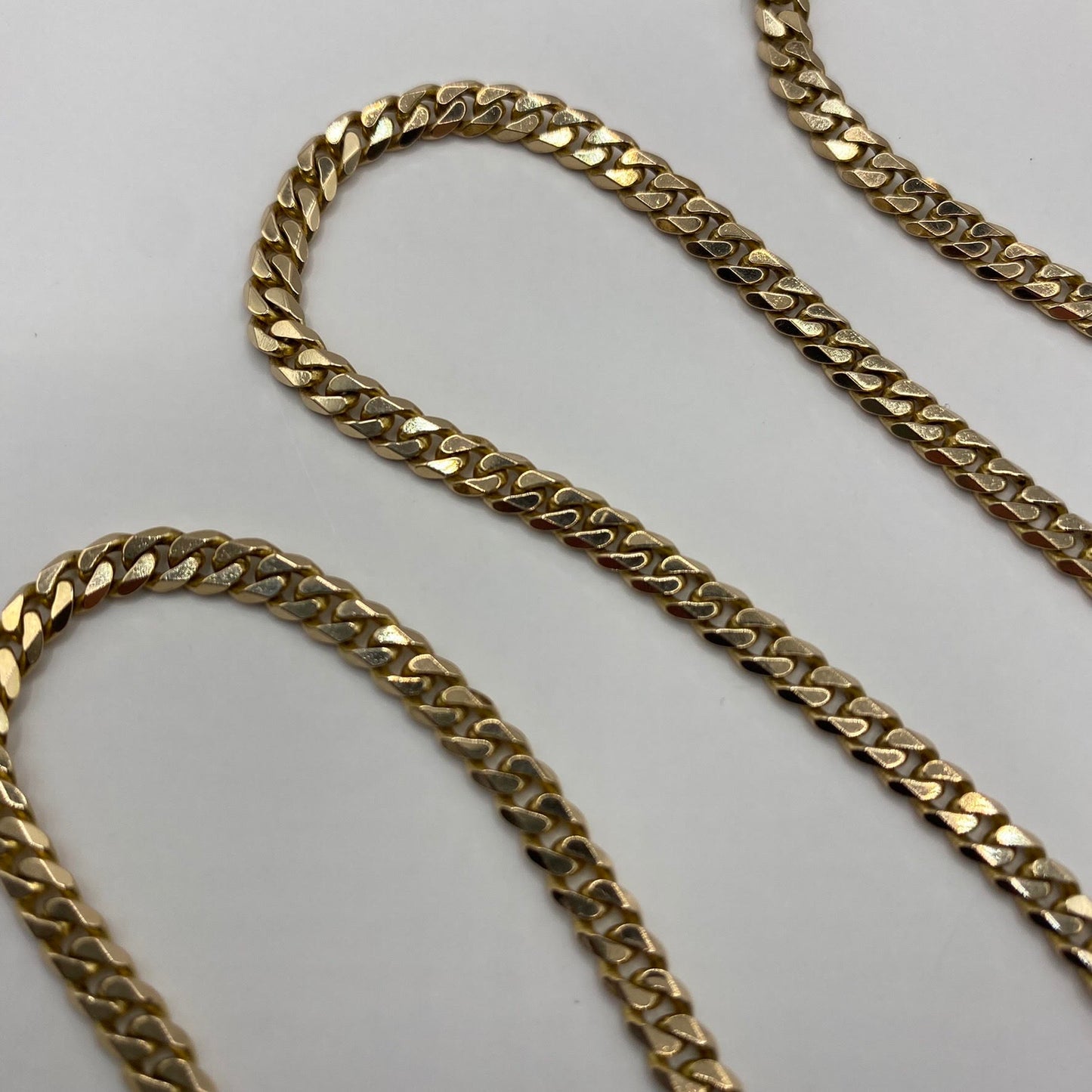 9ct Flat curb chain