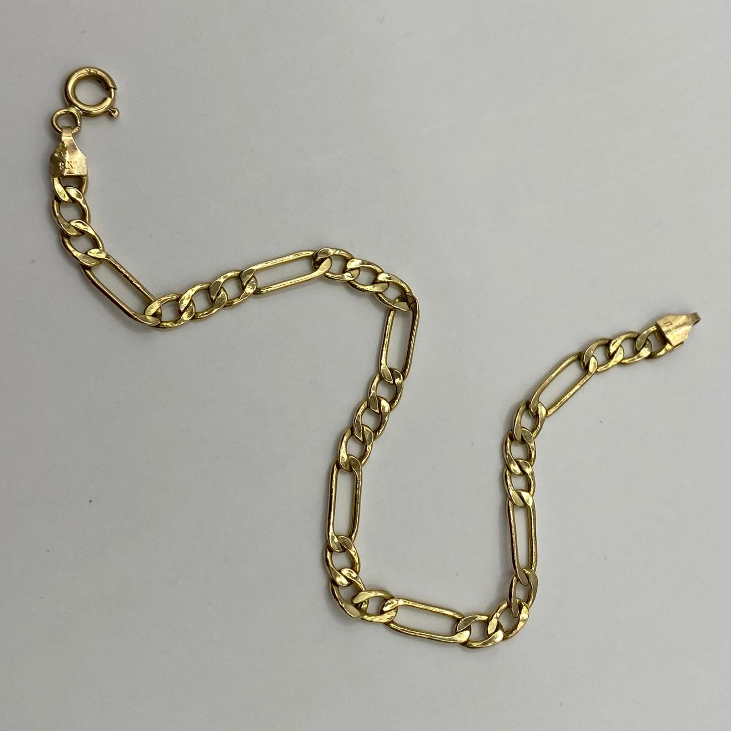 9ct Sweetest figaro bracelet