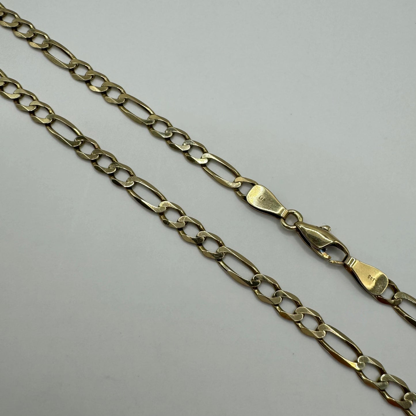 9ct Statement everyday figaro chain